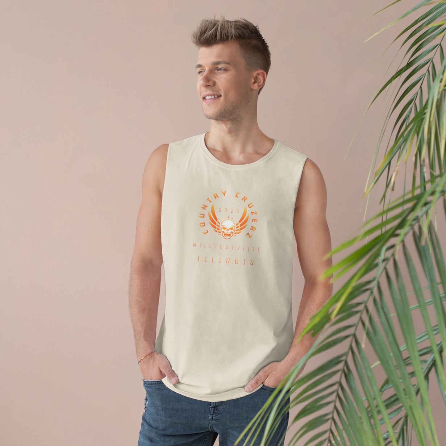 Country Cruzerz - Milledgeville Winged Skull Unisex Barnard Tank