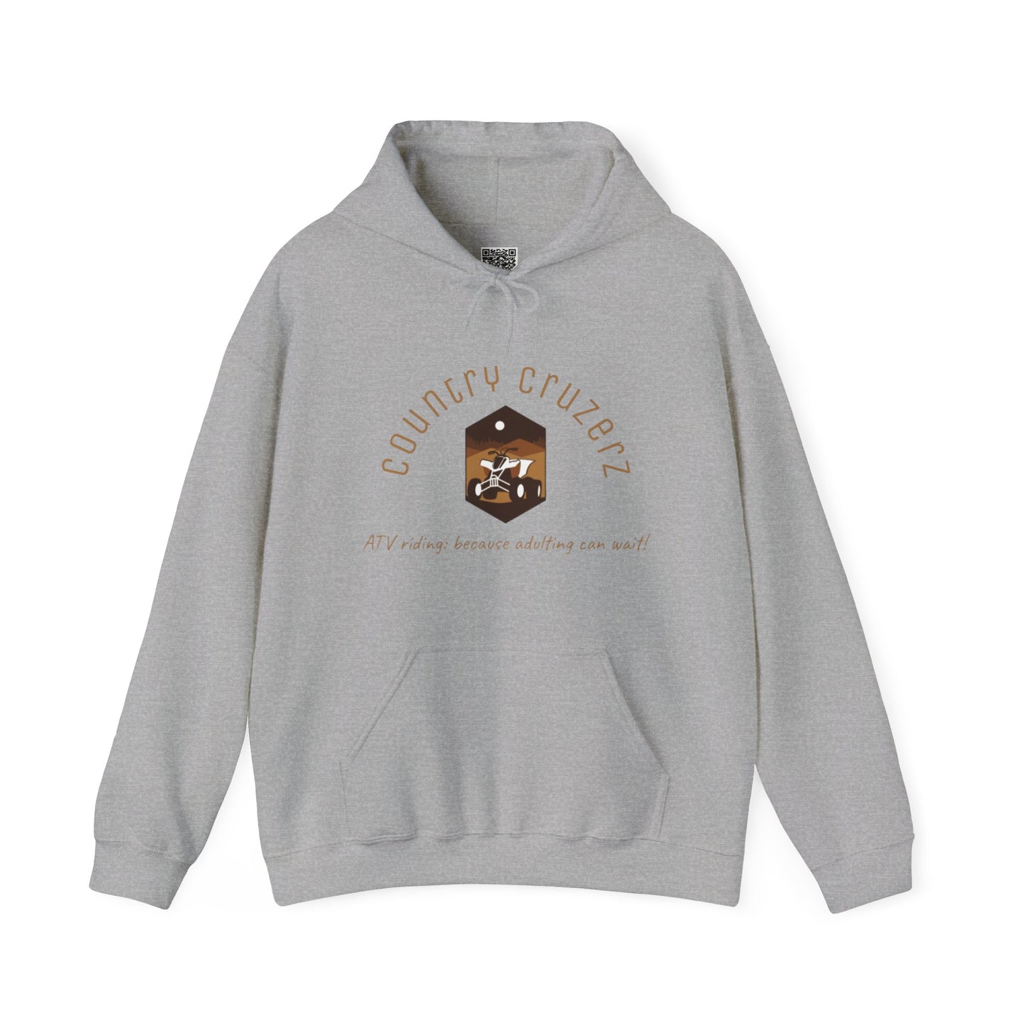 Country Cruzerz - adulting can wait! Unisex Heavy Blend™ Hooded Sweatshirt