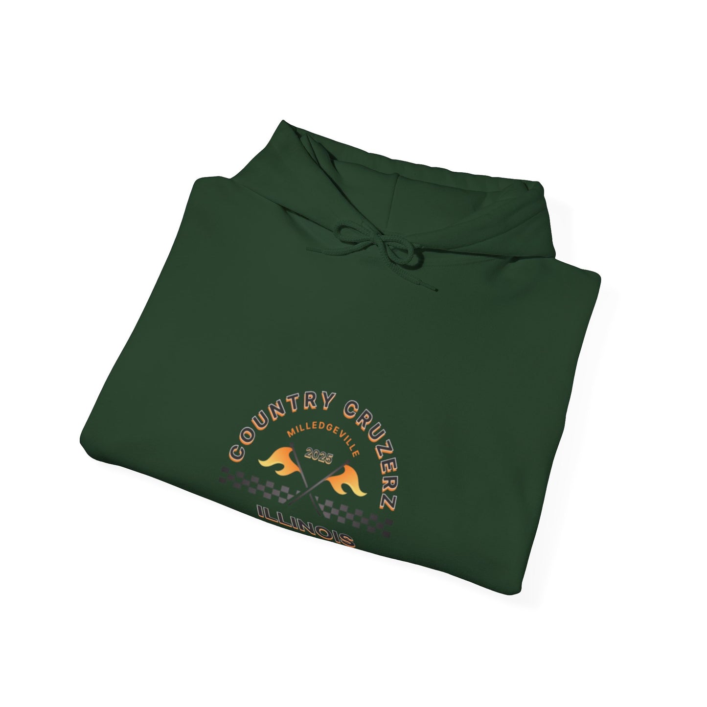 Country Cruzerz - Milledgeville Flame Unisex Heavy Blend™ Hooded Sweatshirt