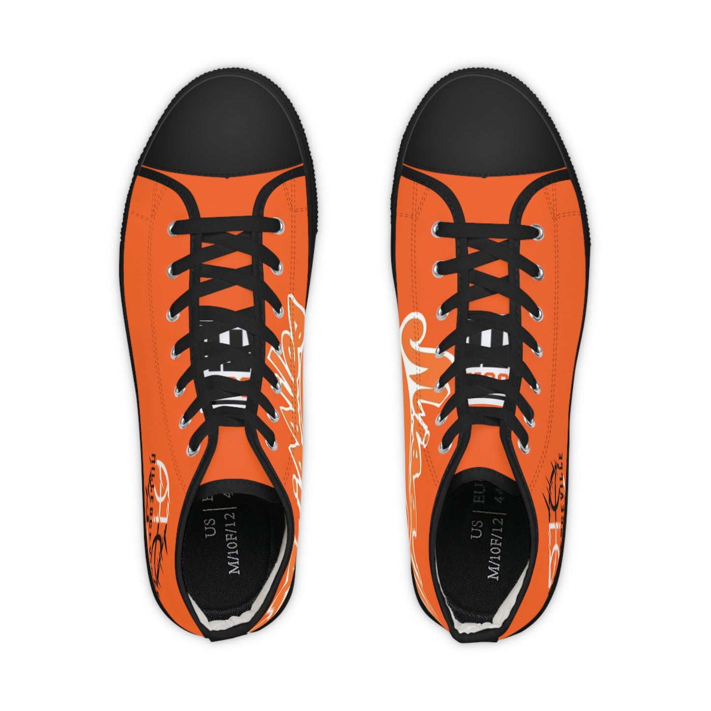 Missiles - Basektball Men's High Top Sneakers Orange
