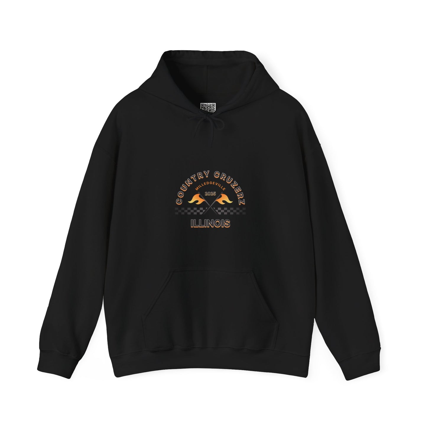 Country Cruzerz - Milledgeville Flame Unisex Heavy Blend™ Hooded Sweatshirt