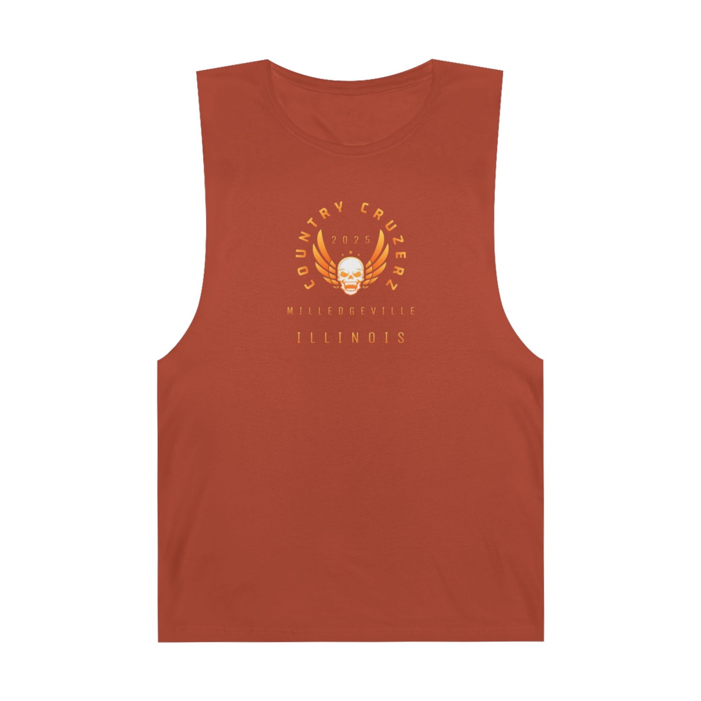 Country Cruzerz - Milledgeville Winged Skull Unisex Barnard Tank