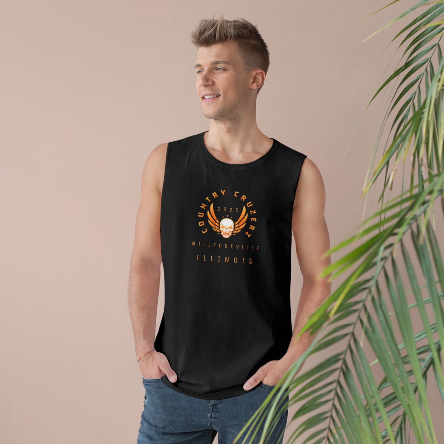 Country Cruzerz - Milledgeville Winged Skull Unisex Barnard Tank