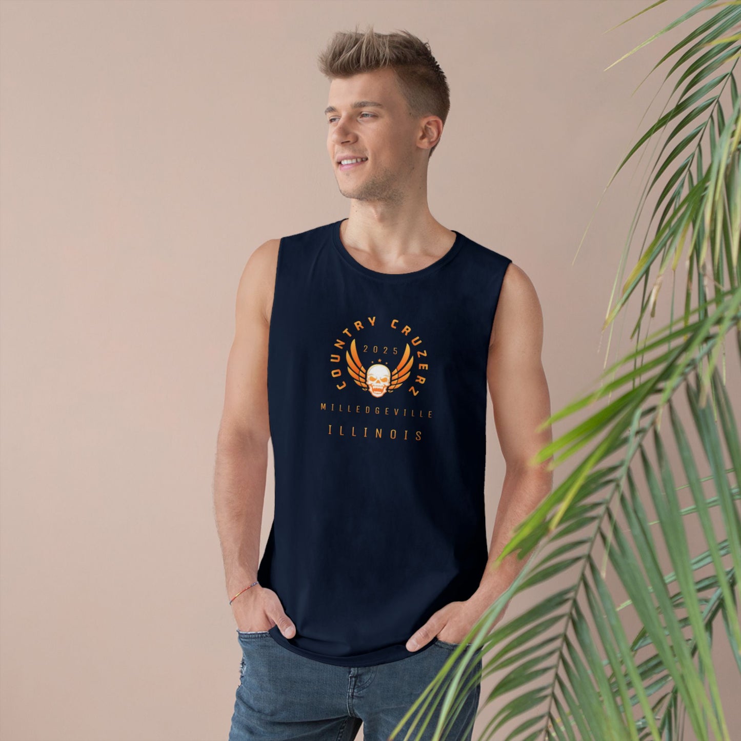 Country Cruzerz - Milledgeville Winged Skull Unisex Barnard Tank