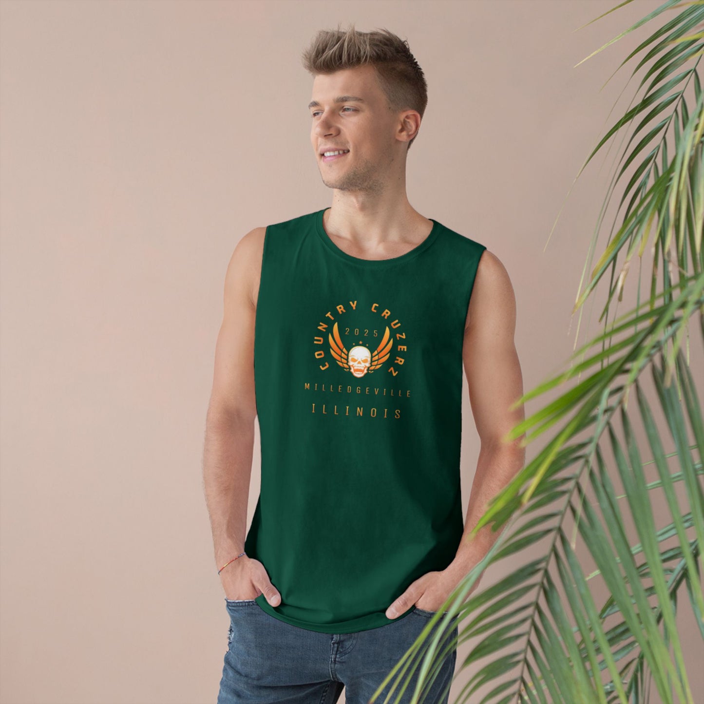 Country Cruzerz - Milledgeville Winged Skull Unisex Barnard Tank