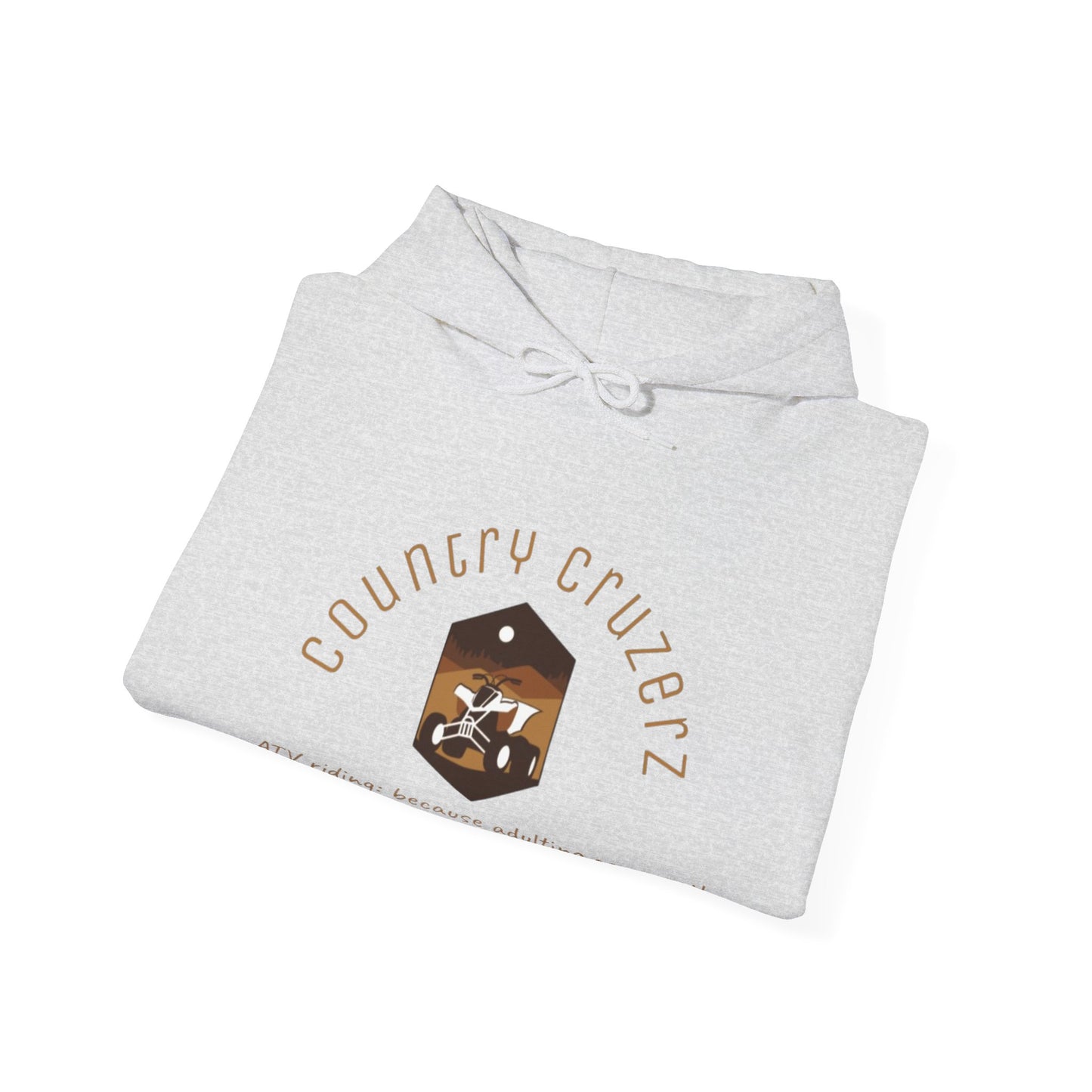 Country Cruzerz - adulting can wait! Unisex Heavy Blend™ Hooded Sweatshirt