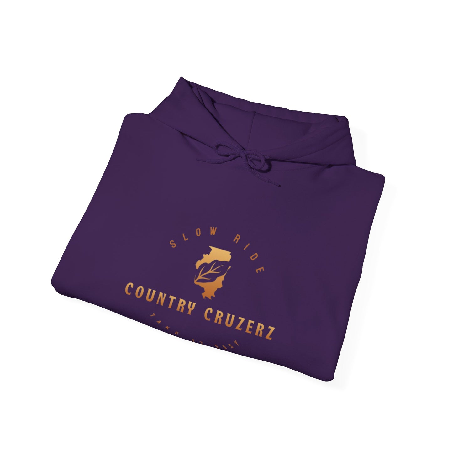 Country Cruzerz - Slow Ride - Take it Easy Unisex Heavy Blend™ Hooded Sweatshirt