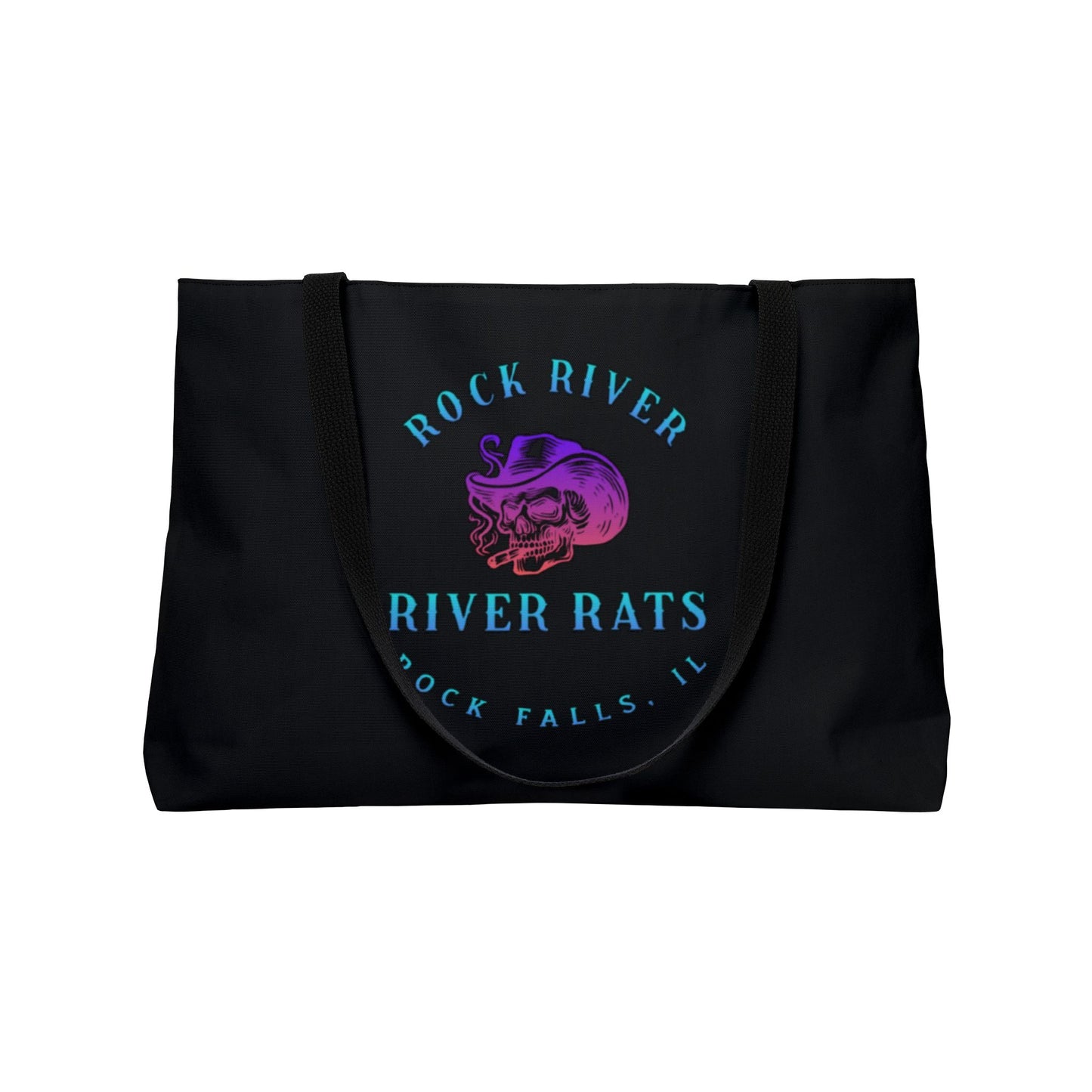River Ratz - Rock Falls Cowboy Skull Weekender Tote Bag