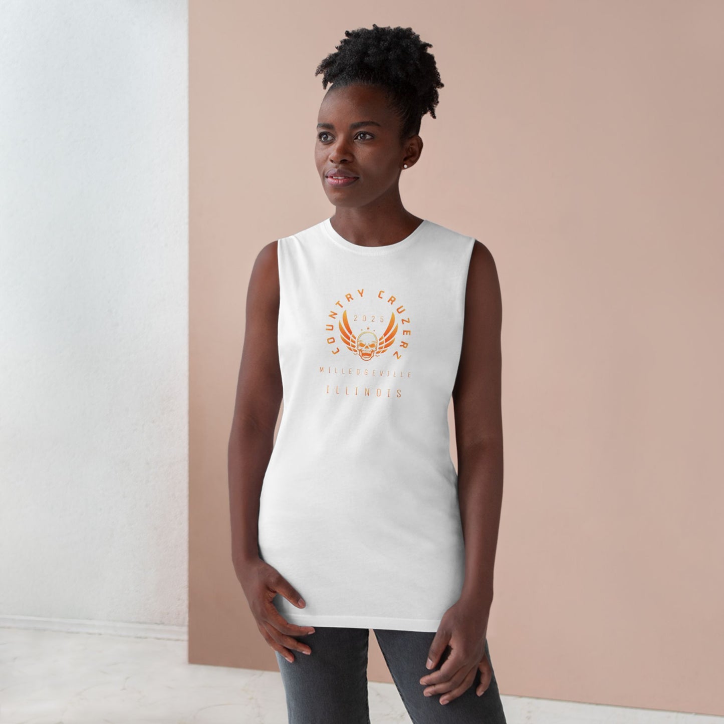 Country Cruzerz - Milledgeville Winged Skull Unisex Barnard Tank