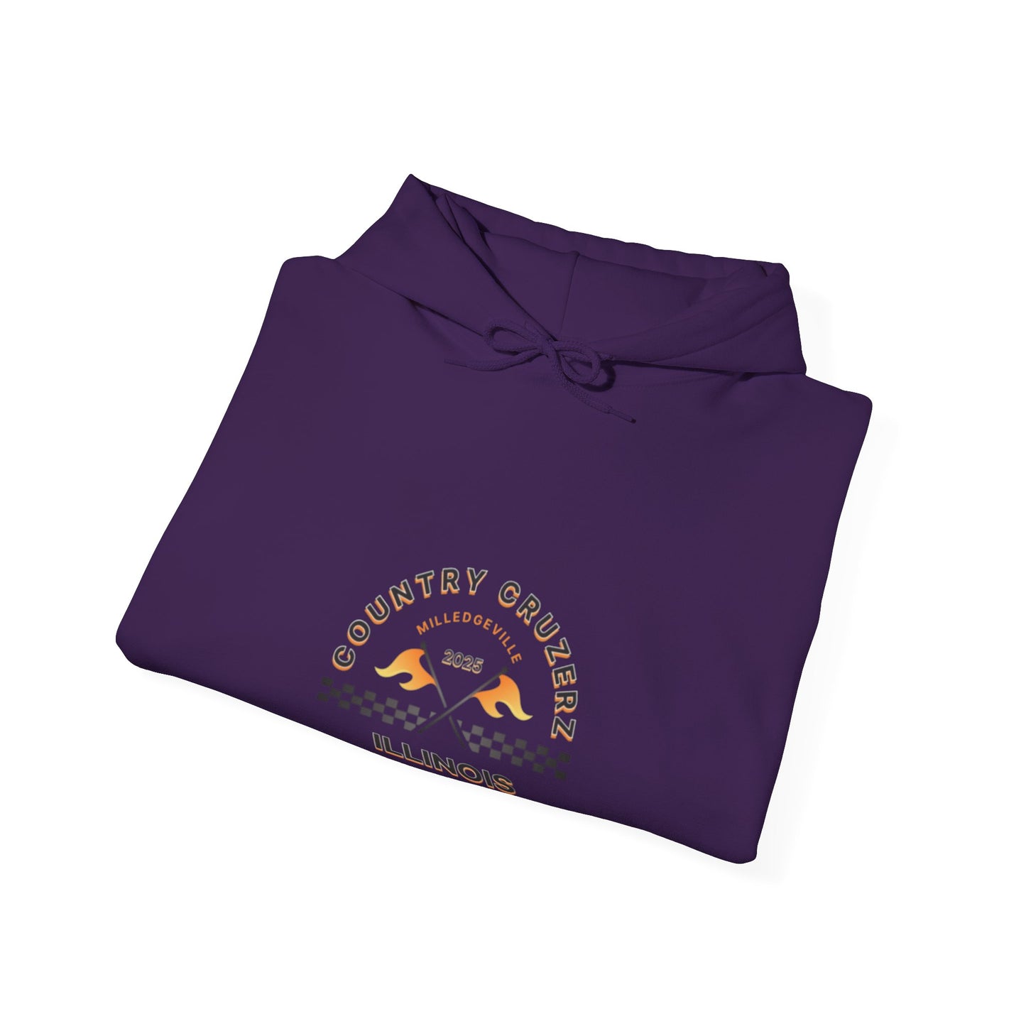 Country Cruzerz - Milledgeville Flame Unisex Heavy Blend™ Hooded Sweatshirt