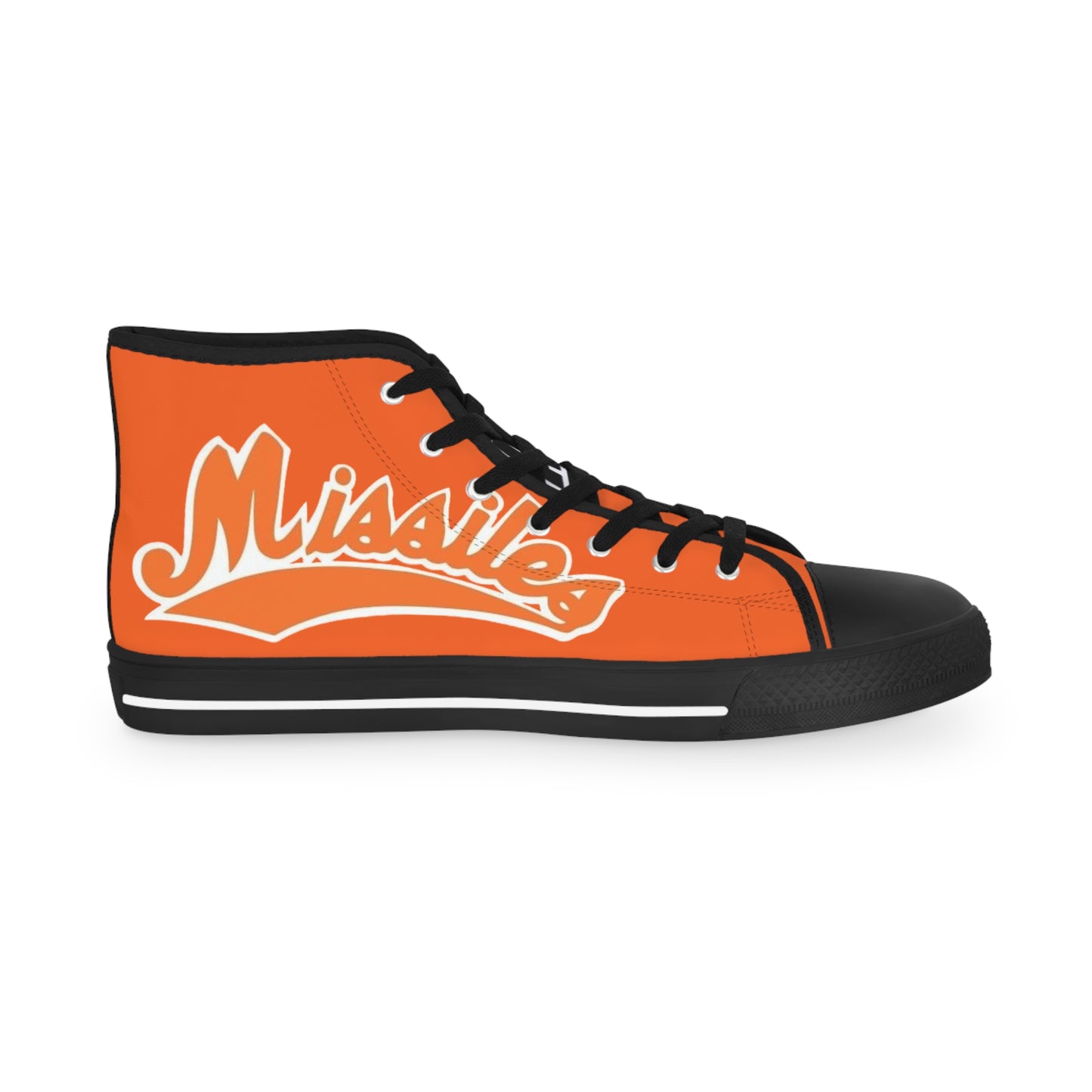 Missiles - Basektball Men's High Top Sneakers Orange