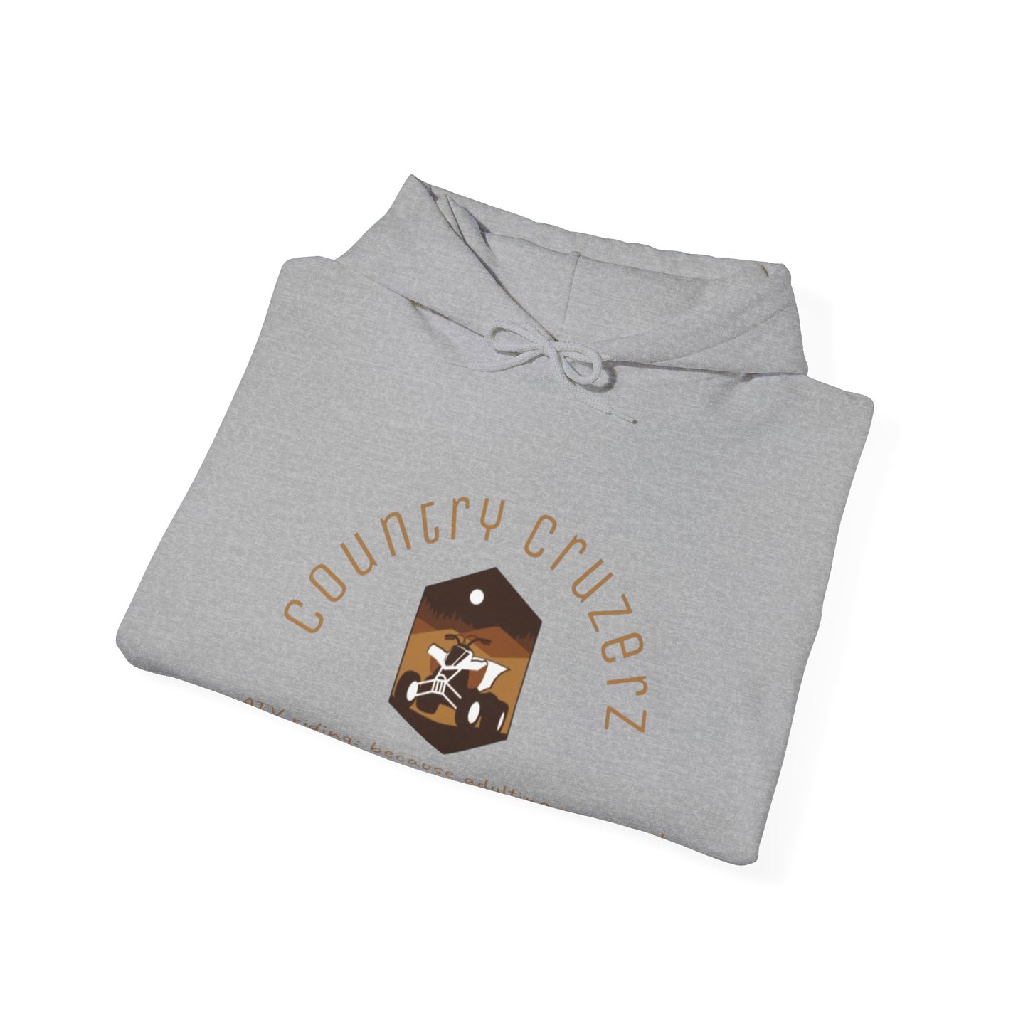 Country Cruzerz - adulting can wait! Unisex Heavy Blend™ Hooded Sweatshirt
