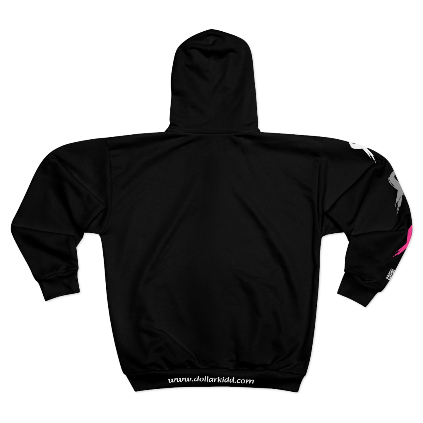 I Hate Cancer - Bootleg Unisex Zip Hoodie (AOP)