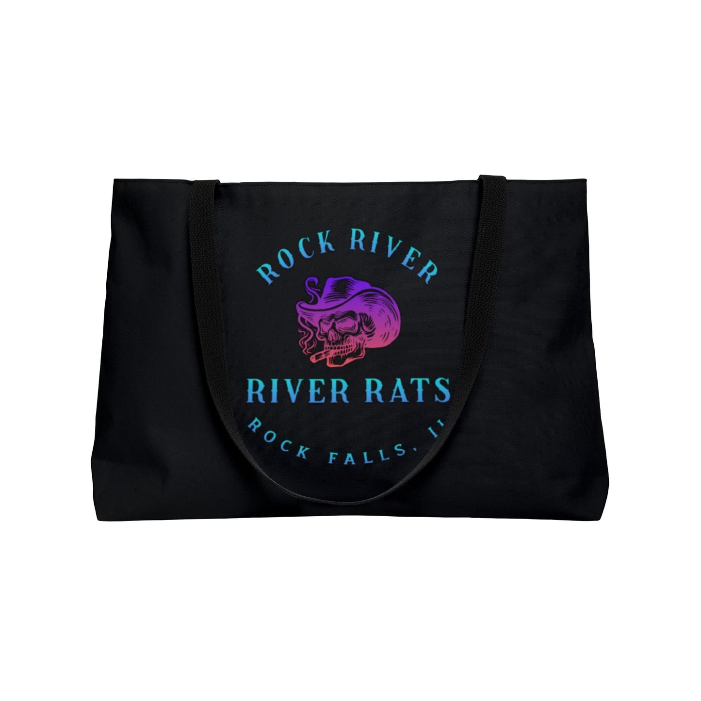River Ratz - Rock Falls Cowboy Skull Weekender Tote Bag