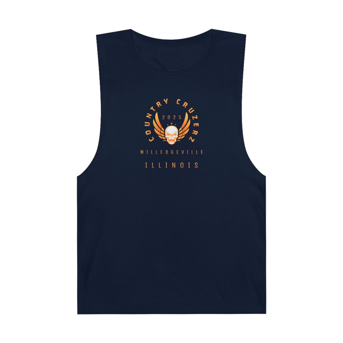 Country Cruzerz - Milledgeville Winged Skull Unisex Barnard Tank