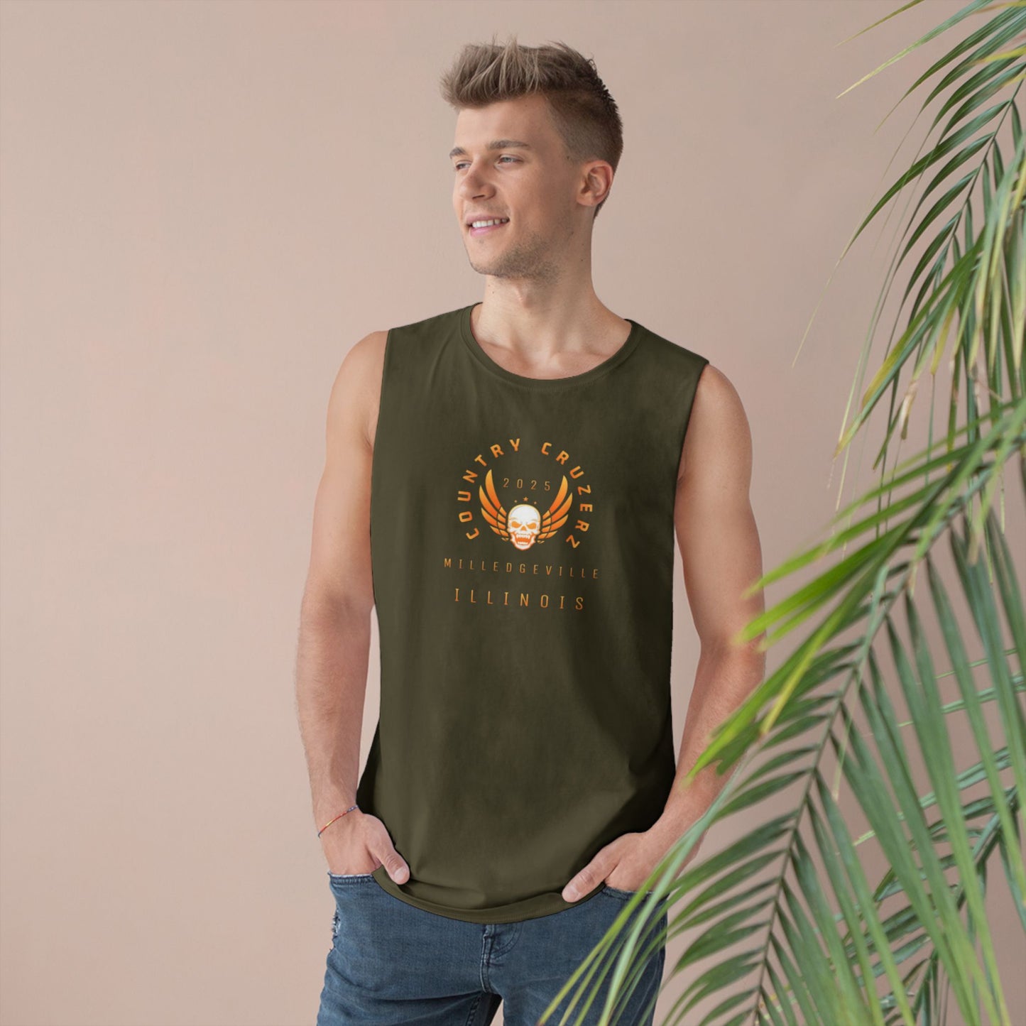Country Cruzerz - Milledgeville Winged Skull Unisex Barnard Tank