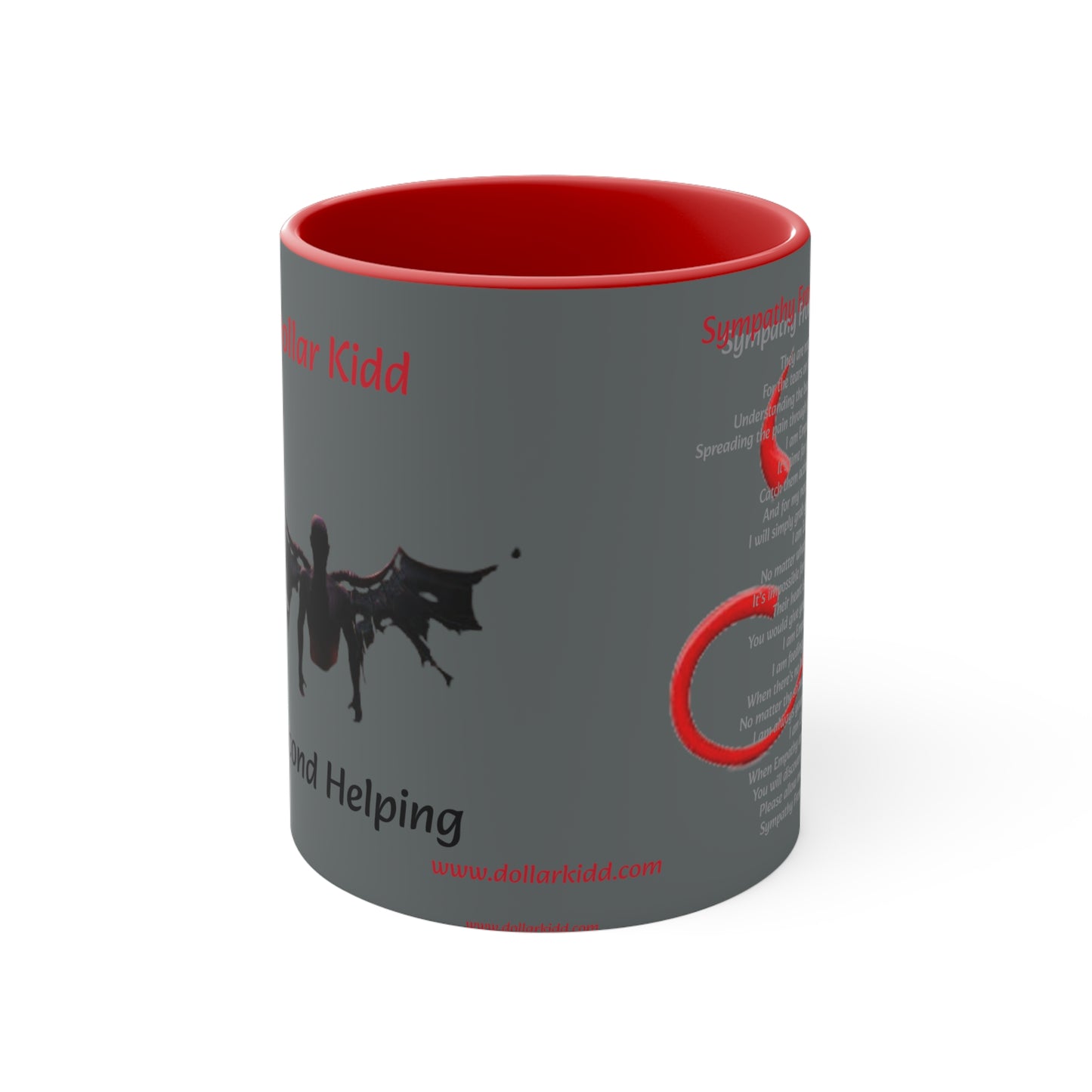 Dollar Kidd - Sympathy From The Devil - Accent Coffee Mug, 11oz