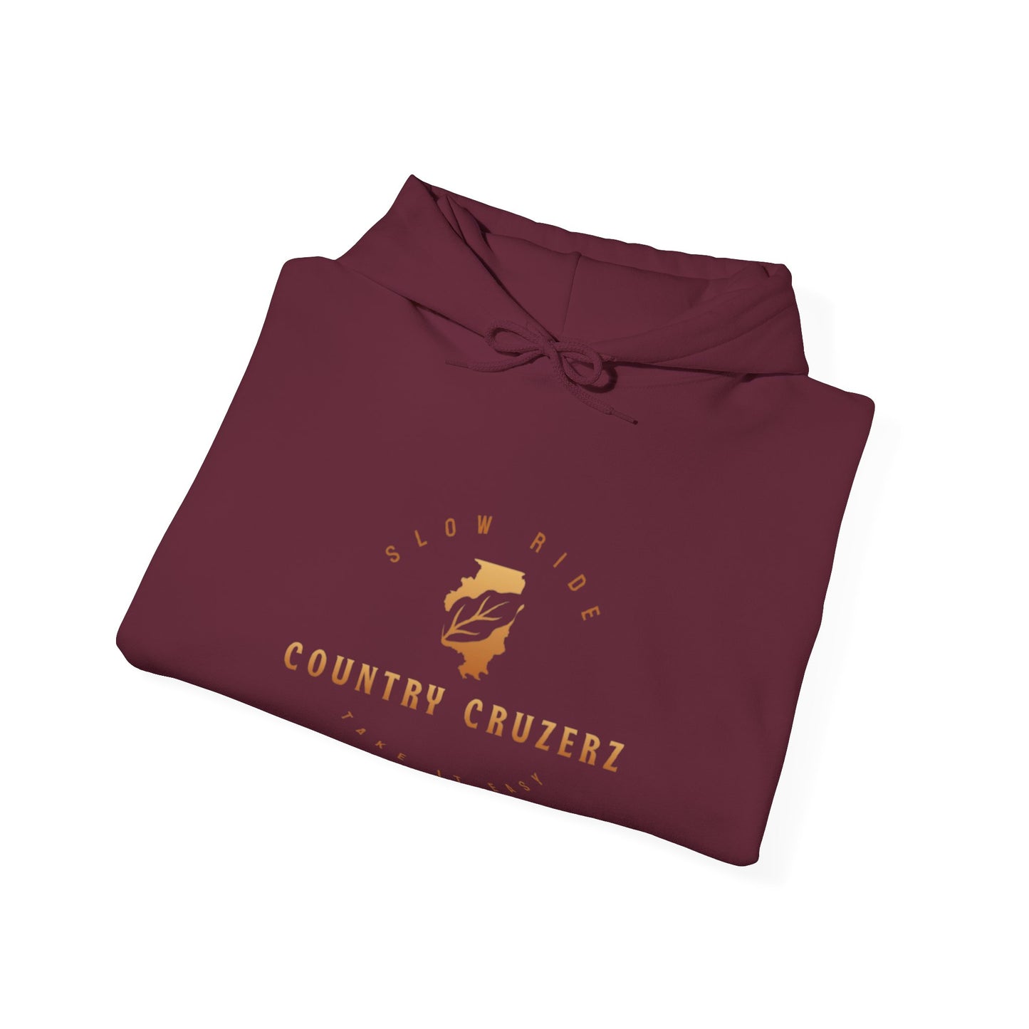 Country Cruzerz - Slow Ride - Take it Easy Unisex Heavy Blend™ Hooded Sweatshirt
