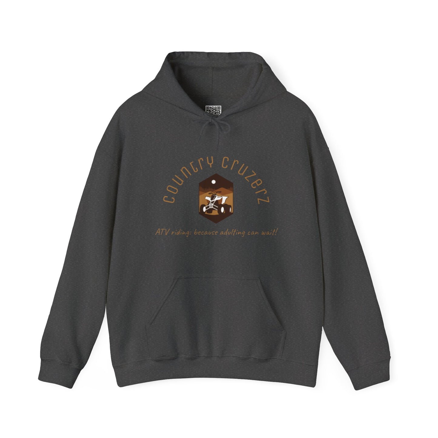 Country Cruzerz - adulting can wait! Unisex Heavy Blend™ Hooded Sweatshirt