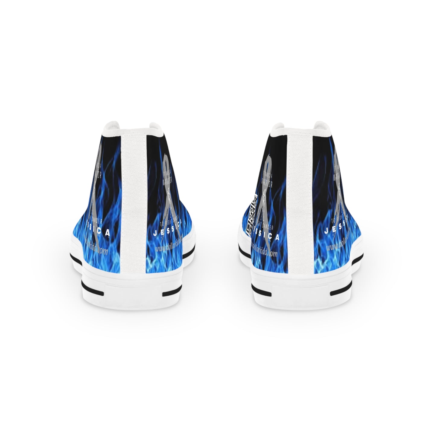 It Takes A Warrior - Jessica High Top Sneakers Black