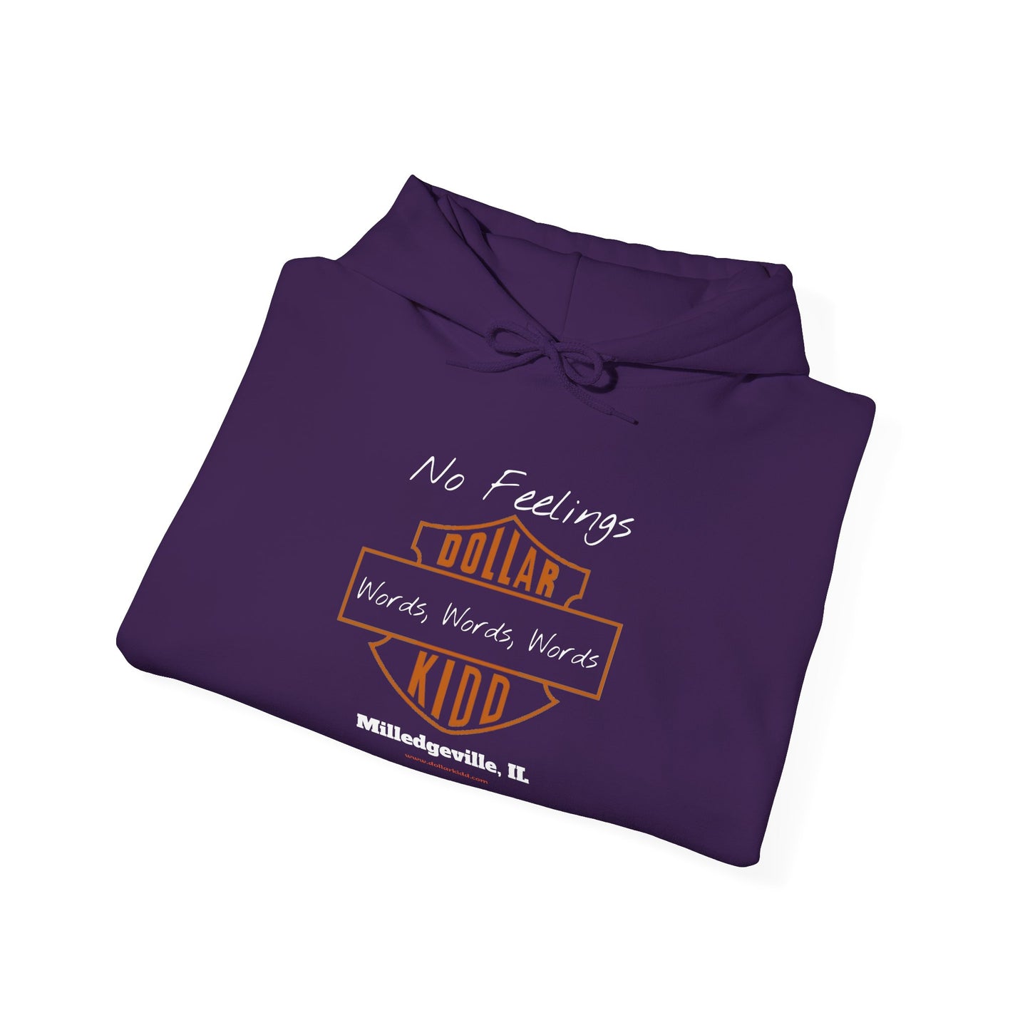 DK - SH - Words Words Words Front Only Unisex Heavy Blend™ Hooded Sweatshirt