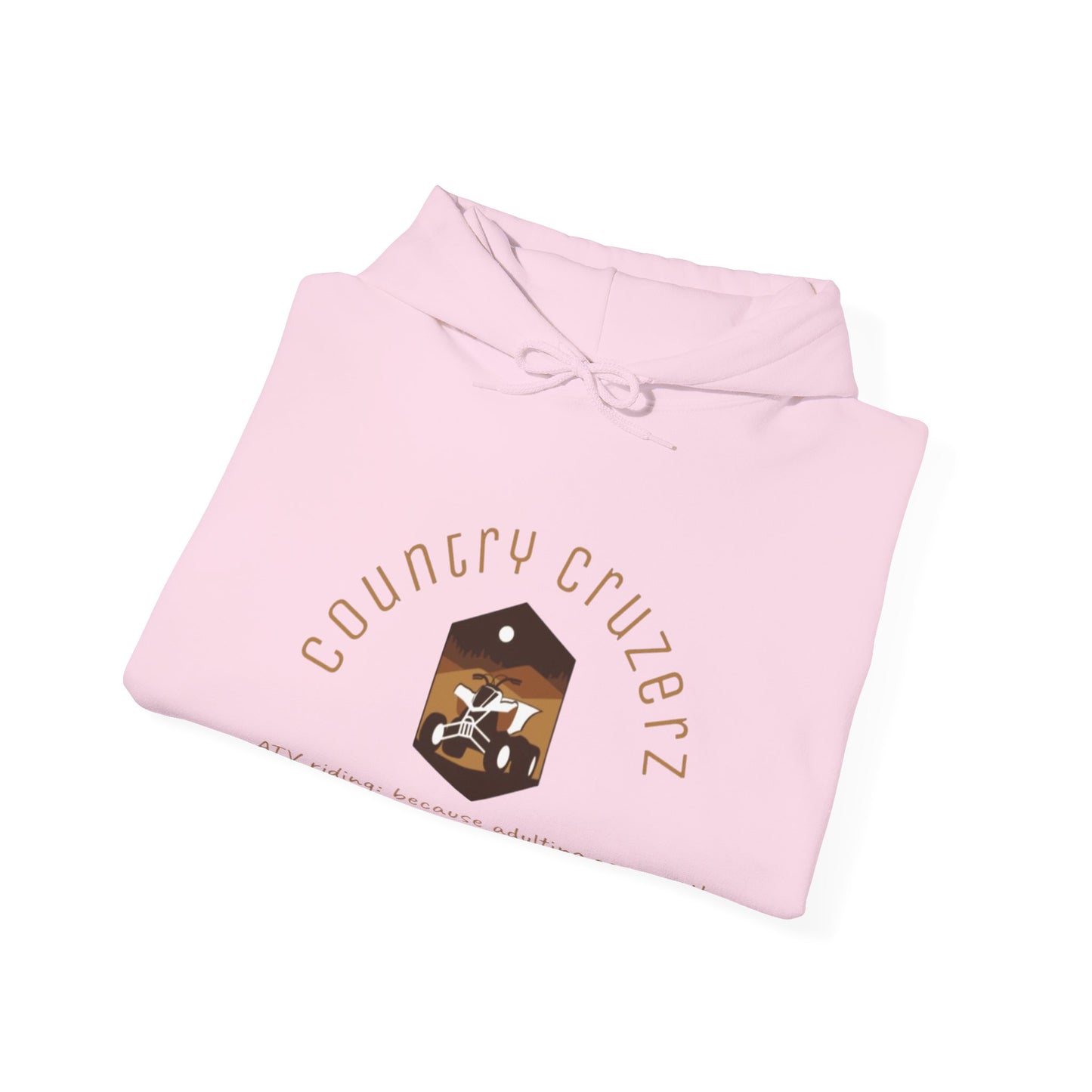 Country Cruzerz - adulting can wait! Unisex Heavy Blend™ Hooded Sweatshirt