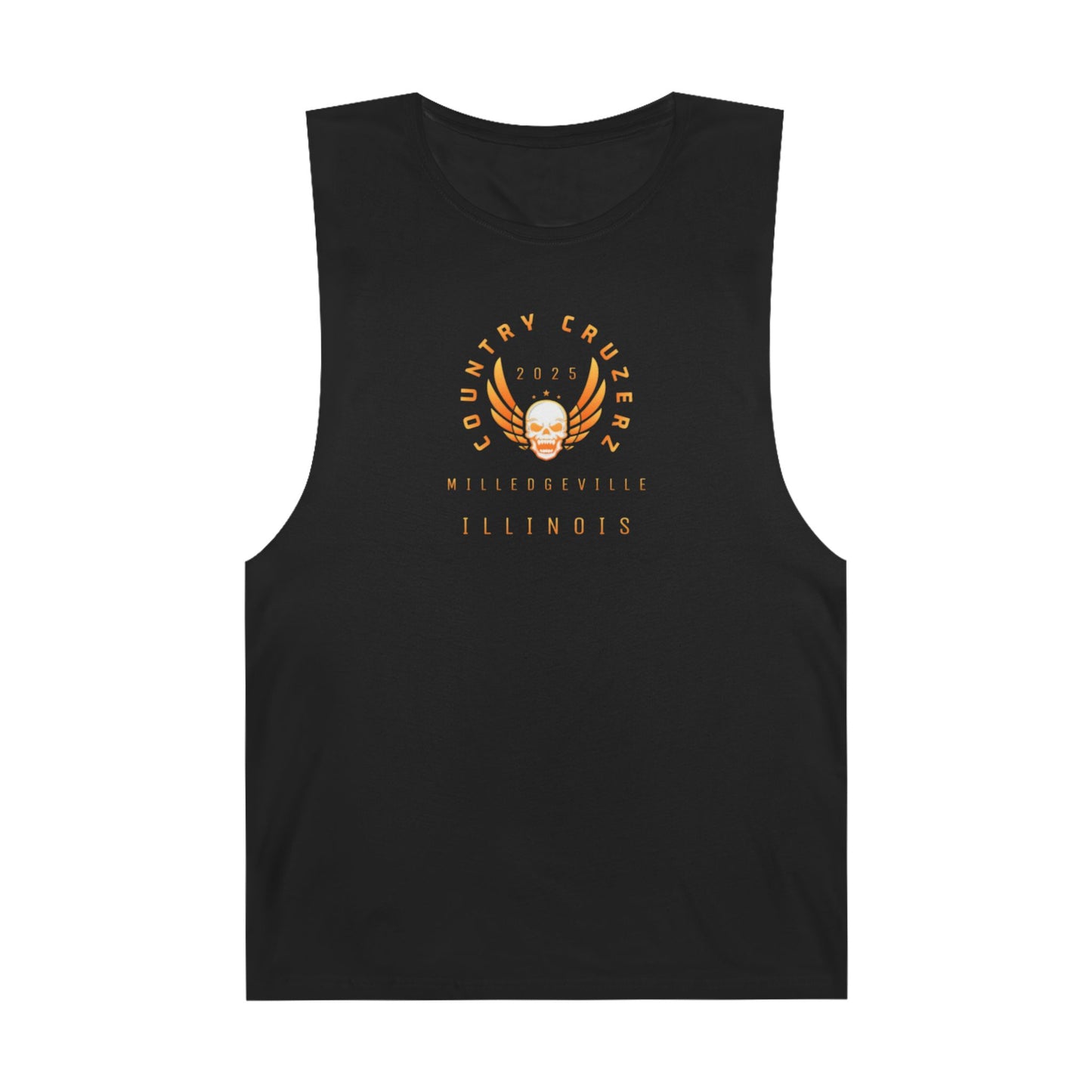 Country Cruzerz - Milledgeville Winged Skull Unisex Barnard Tank