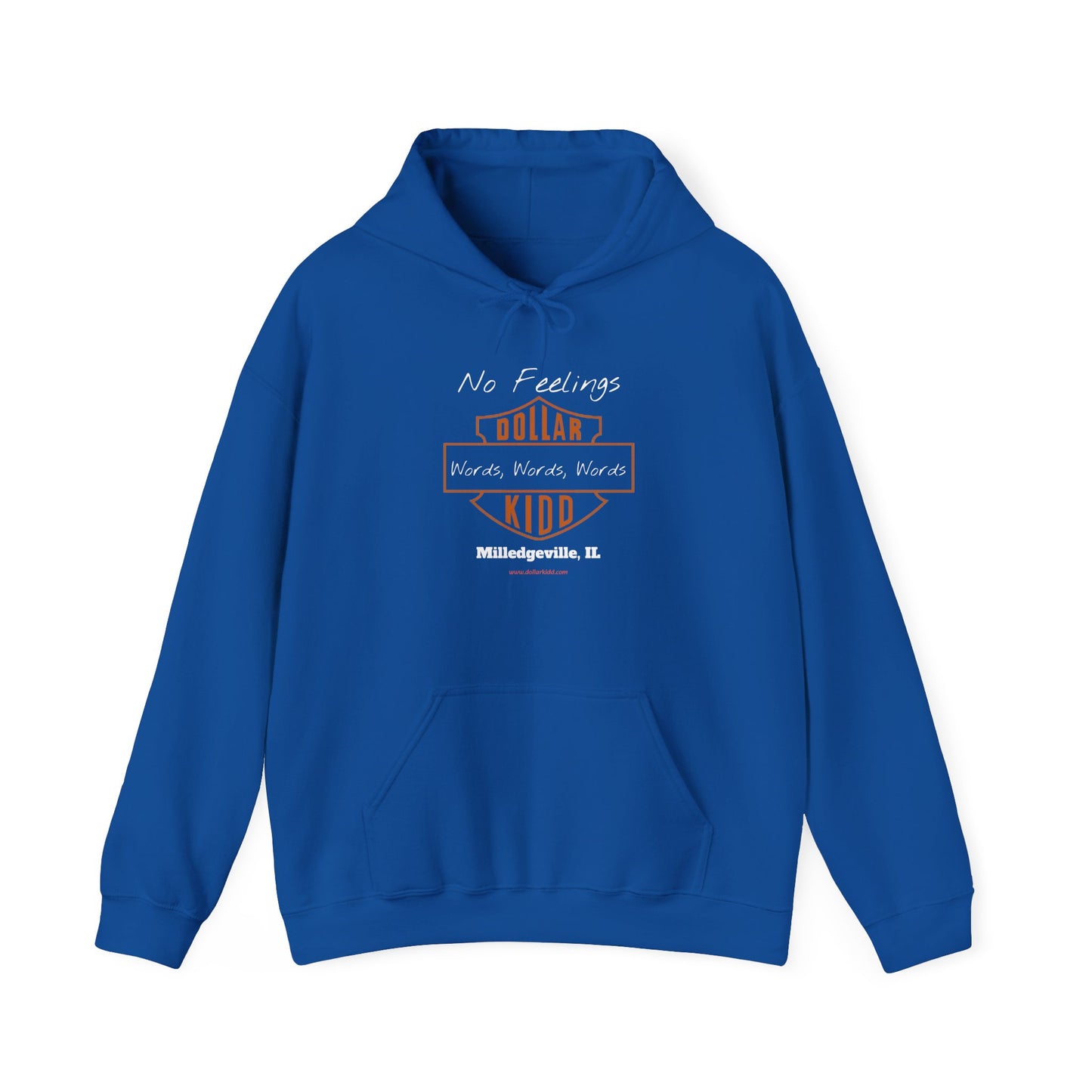DK - SH - Words Words Words Front Only Unisex Heavy Blend™ Hooded Sweatshirt