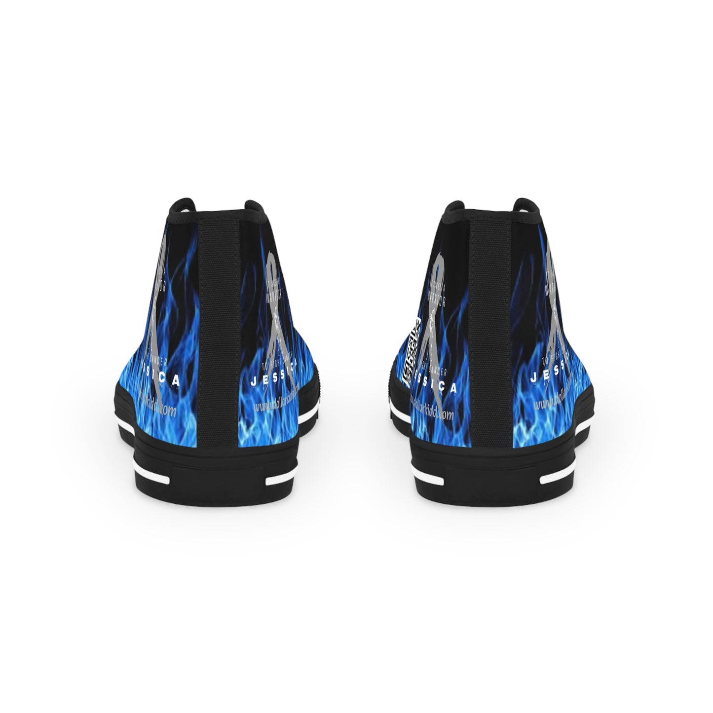 It Takes A Warrior - Jessica High Top Sneakers Black