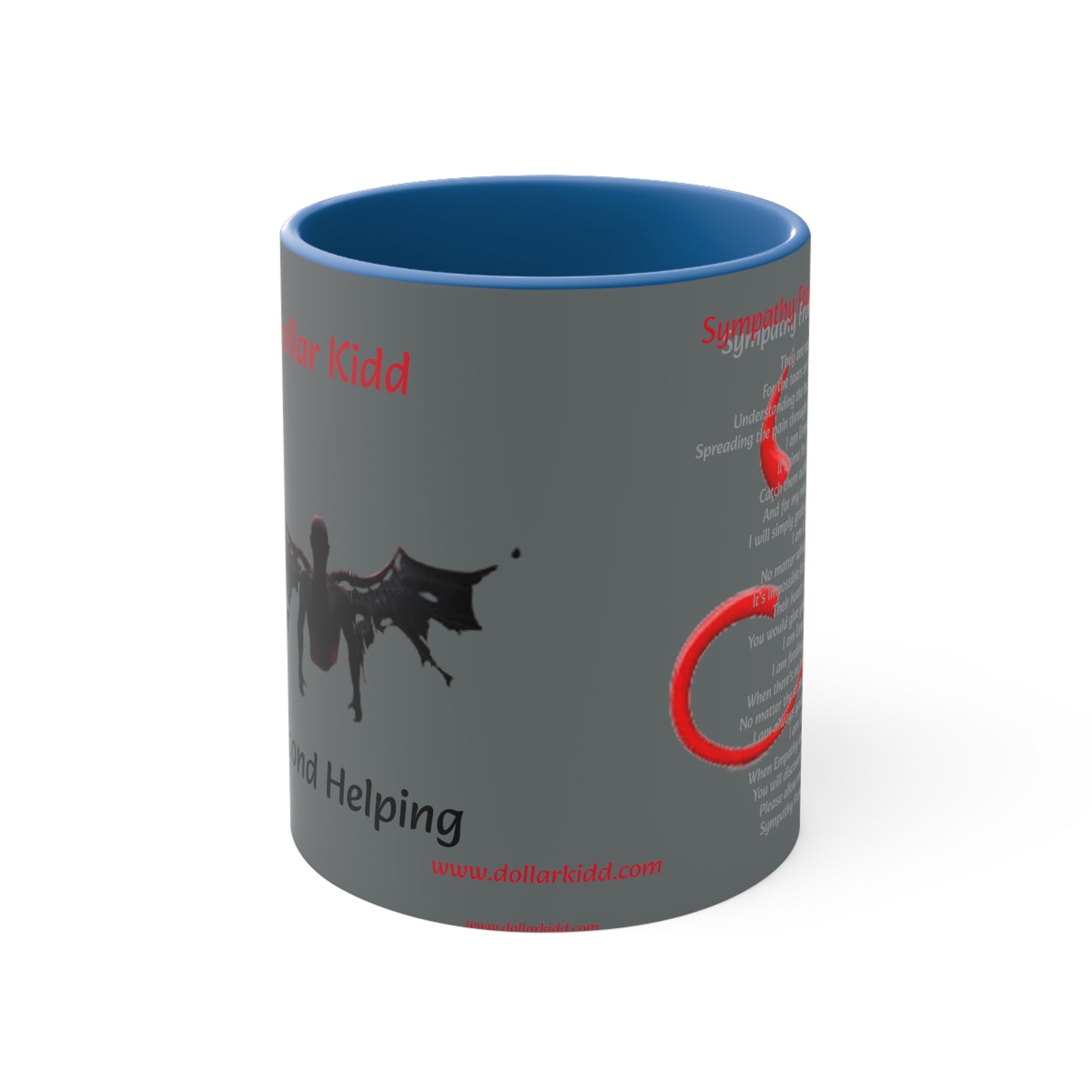 Dollar Kidd - Sympathy From The Devil - Accent Coffee Mug, 11oz