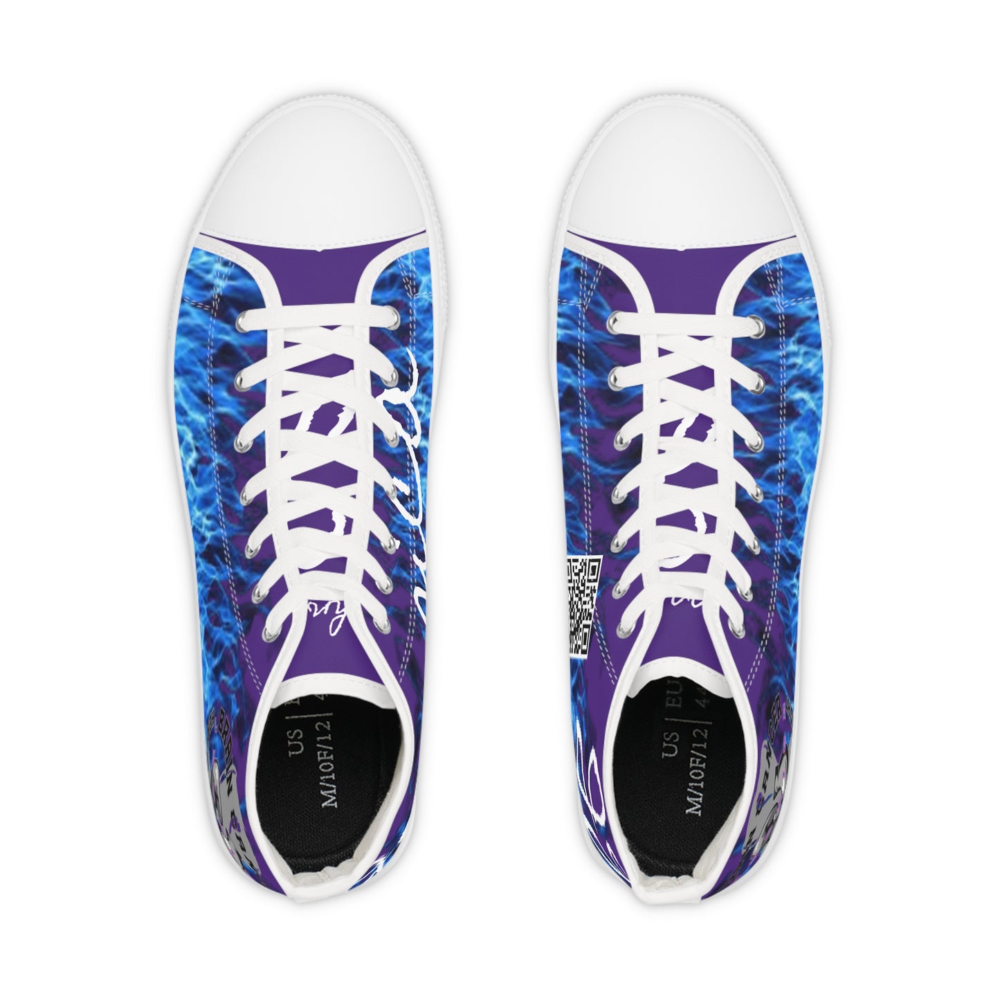 Her Fight Is Our Fight - Jessica High Top Sneakers Purple