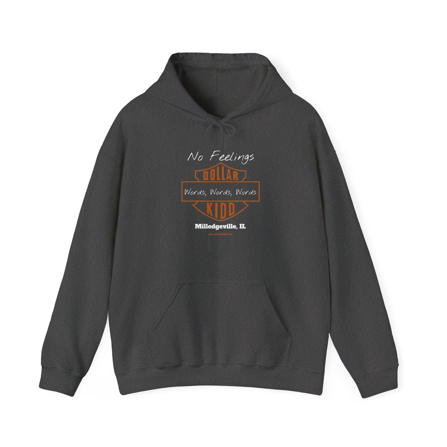 DK - SH - Words Words Words Front Only Unisex Heavy Blend™ Hooded Sweatshirt