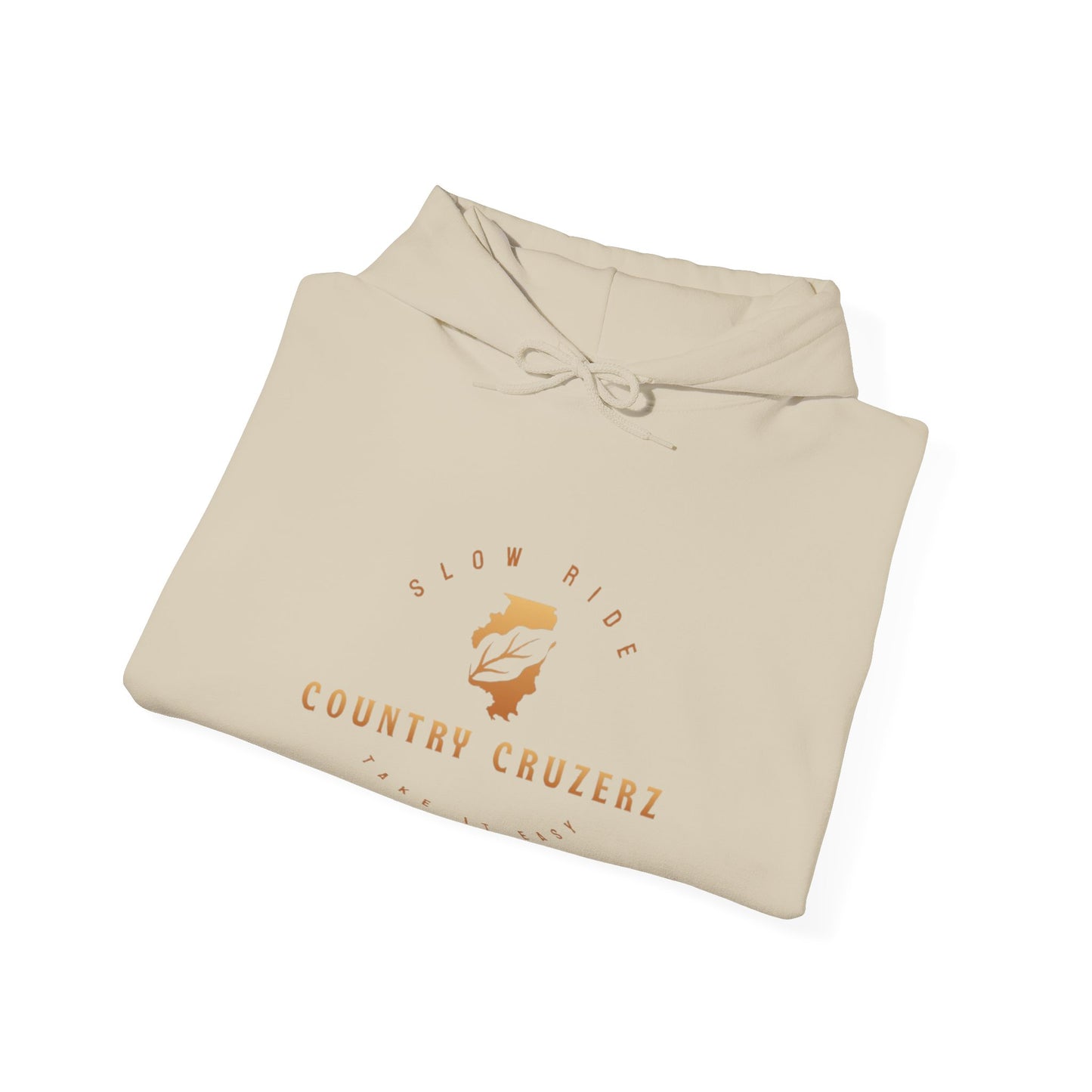 Country Cruzerz - Slow Ride - Take it Easy Unisex Heavy Blend™ Hooded Sweatshirt