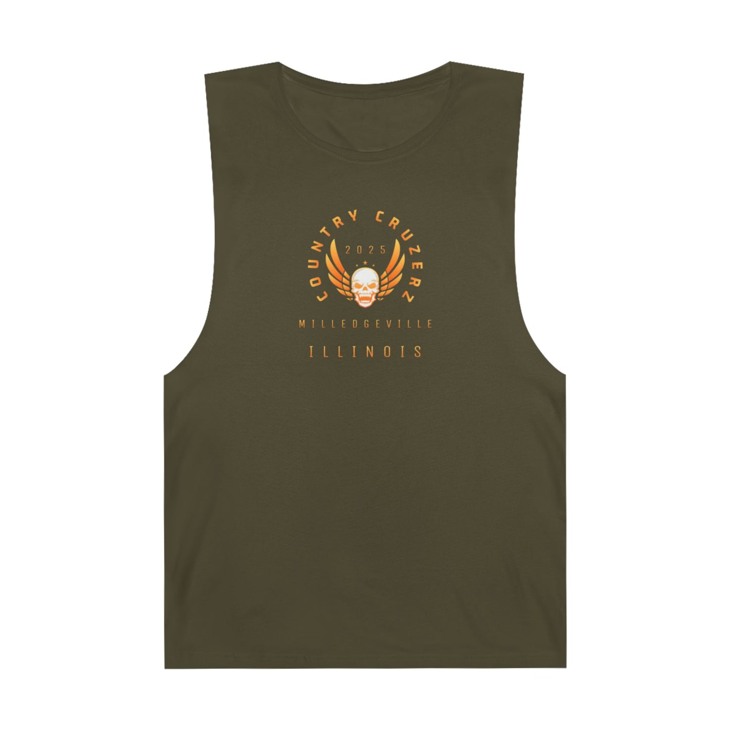 Country Cruzerz - Milledgeville Winged Skull Unisex Barnard Tank