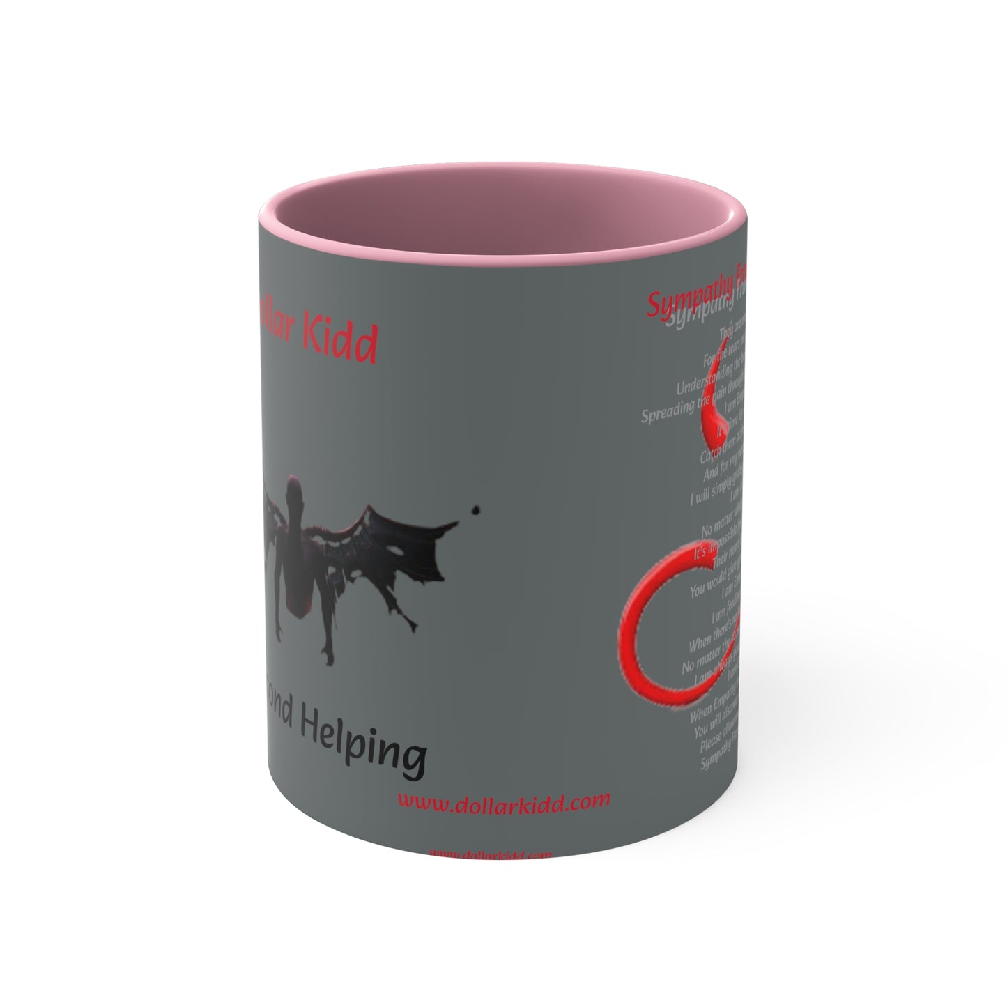 Dollar Kidd - Sympathy From The Devil - Accent Coffee Mug, 11oz