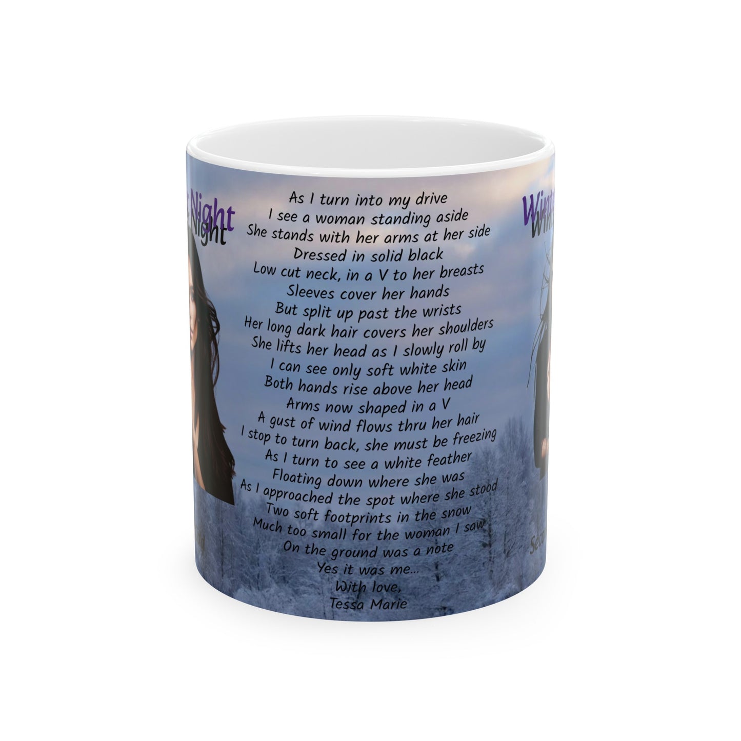 Dollar Kidd - WInter Night - Ceramic Mug, (11oz, 15oz)