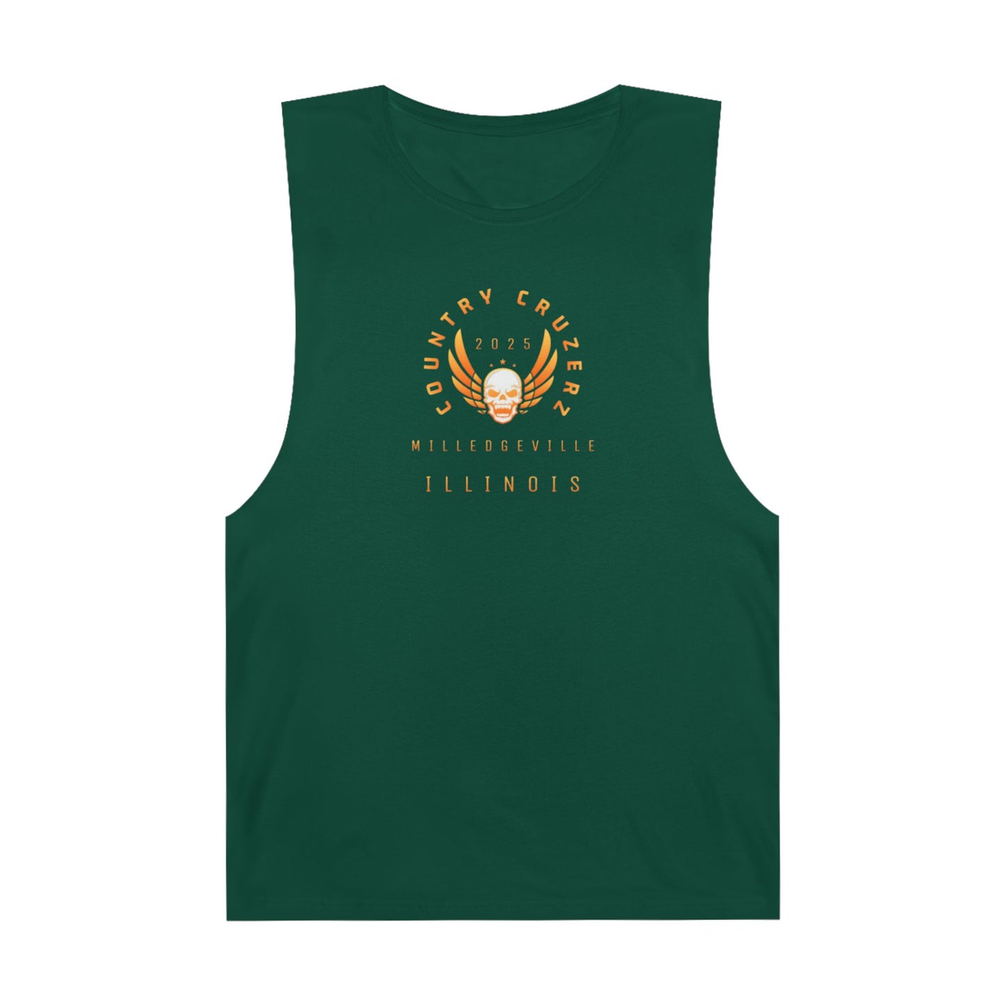 Country Cruzerz - Milledgeville Winged Skull Unisex Barnard Tank