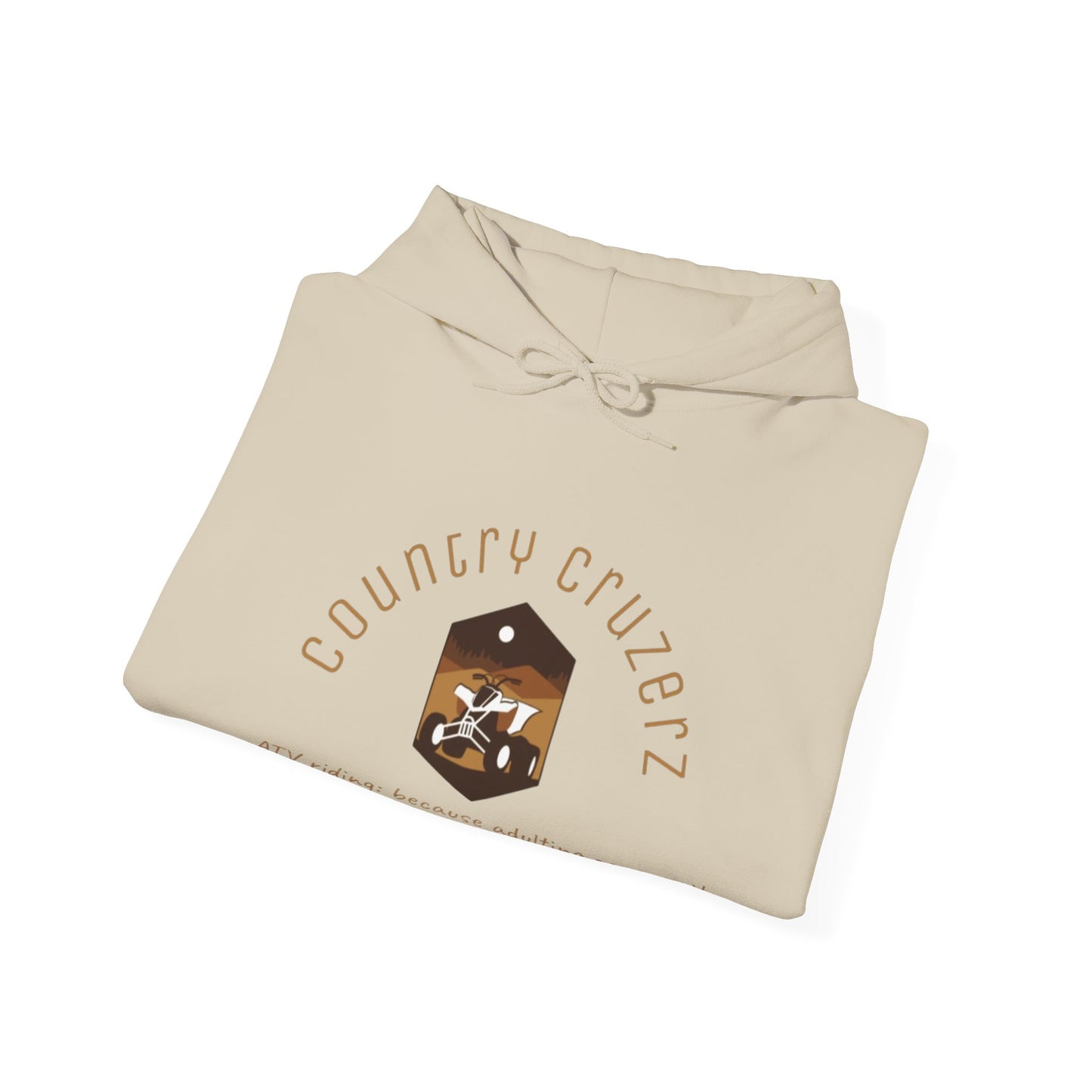 Country Cruzerz - adulting can wait! Unisex Heavy Blend™ Hooded Sweatshirt