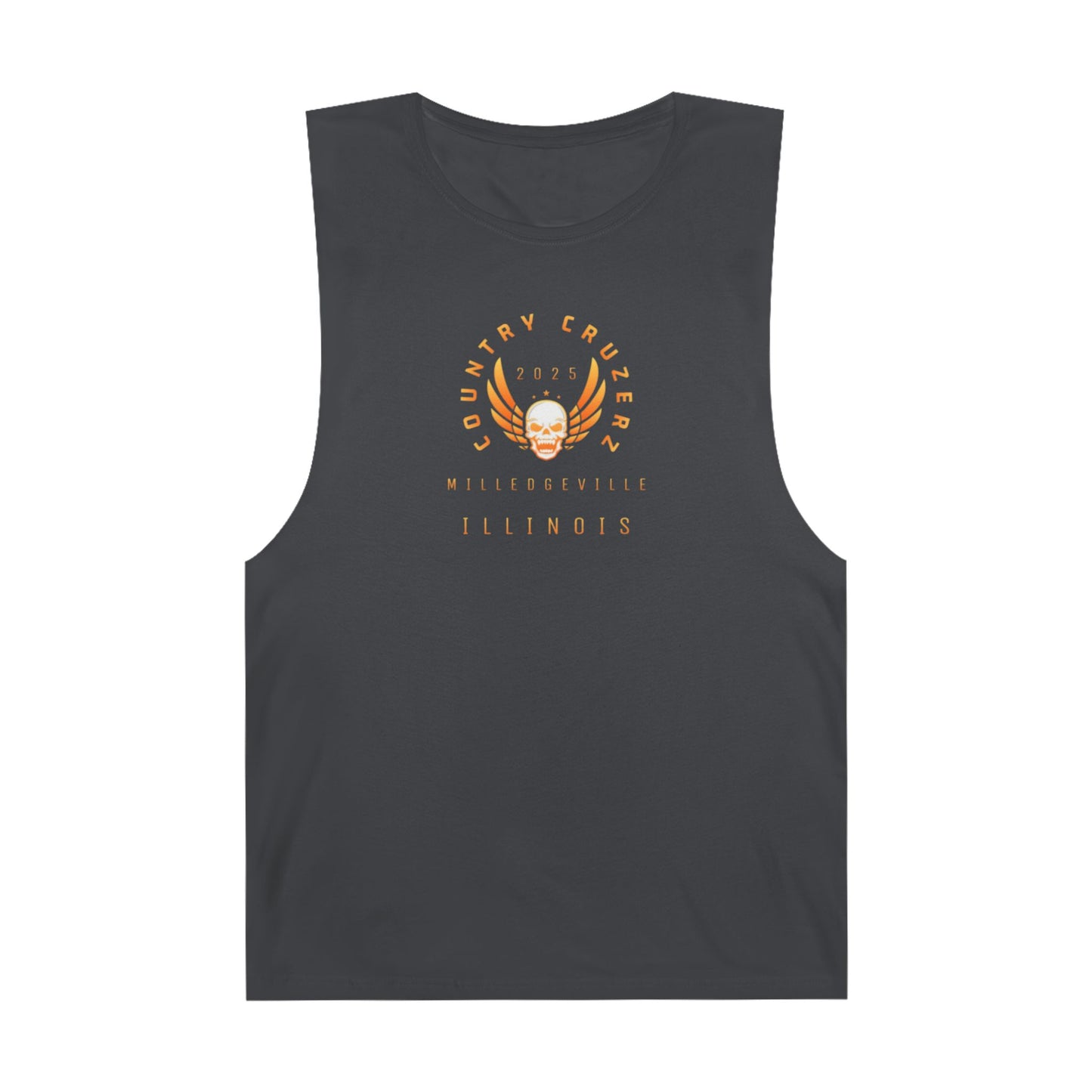 Country Cruzerz - Milledgeville Winged Skull Unisex Barnard Tank