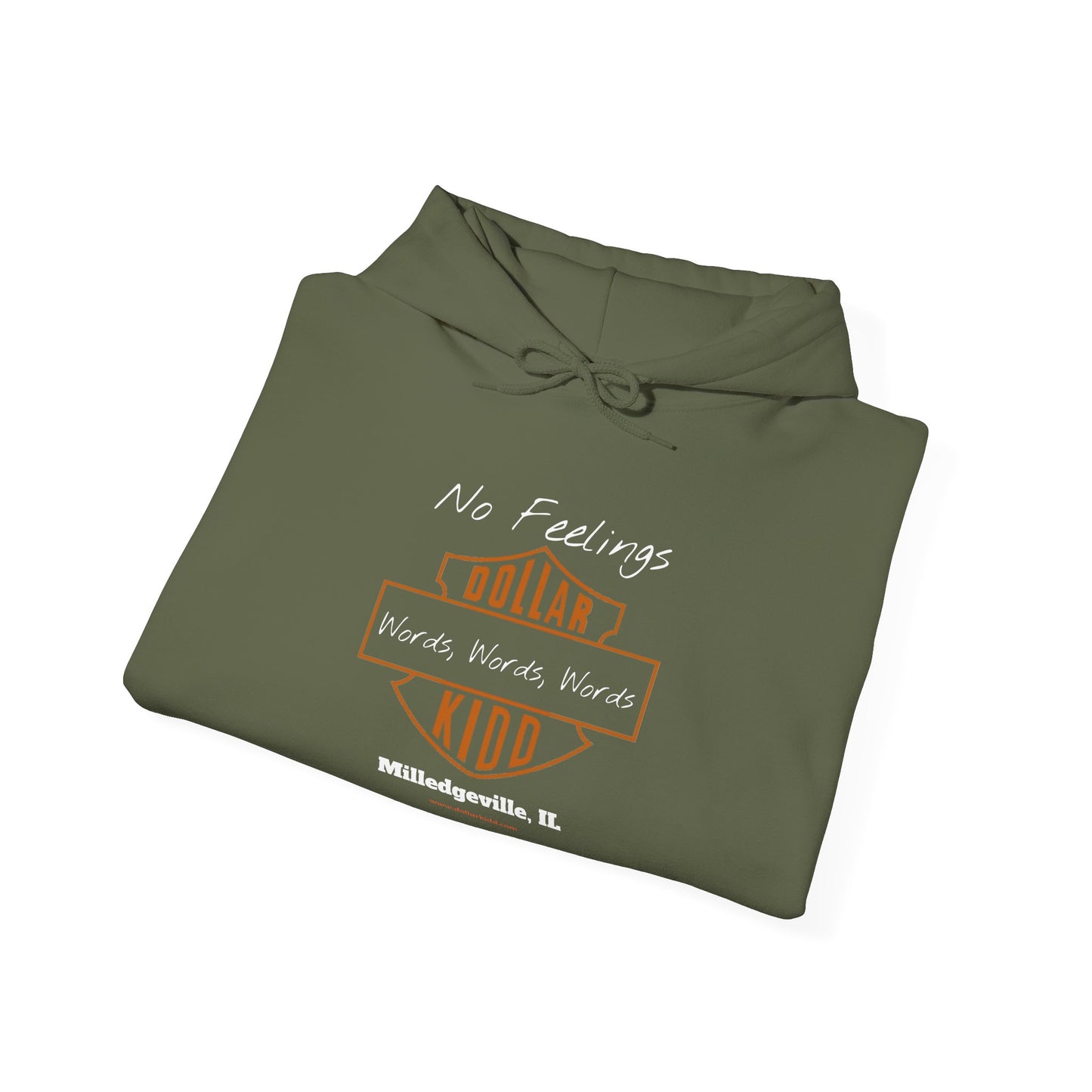 DK - SH - Words Words Words Front Only Unisex Heavy Blend™ Hooded Sweatshirt
