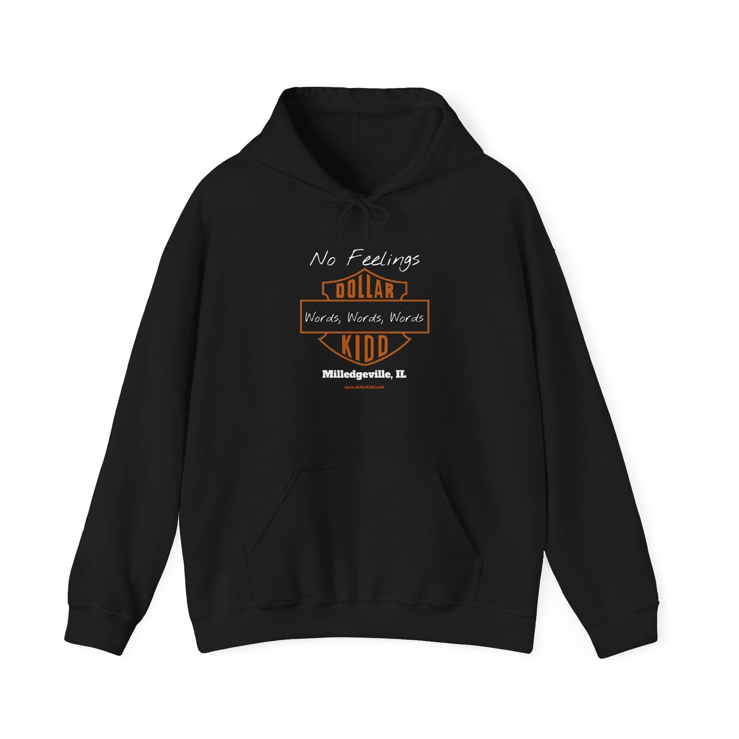 DK - SH - Words Words Words Front Only Unisex Heavy Blend™ Hooded Sweatshirt