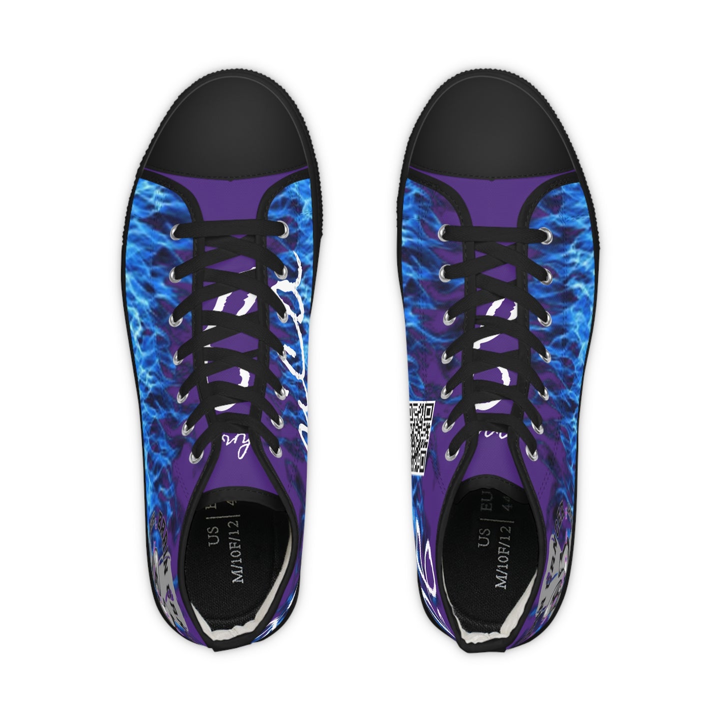 Her Fight Is Our Fight - Jessica High Top Sneakers Purple
