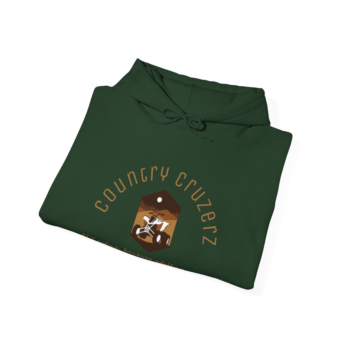 Country Cruzerz - adulting can wait! Unisex Heavy Blend™ Hooded Sweatshirt