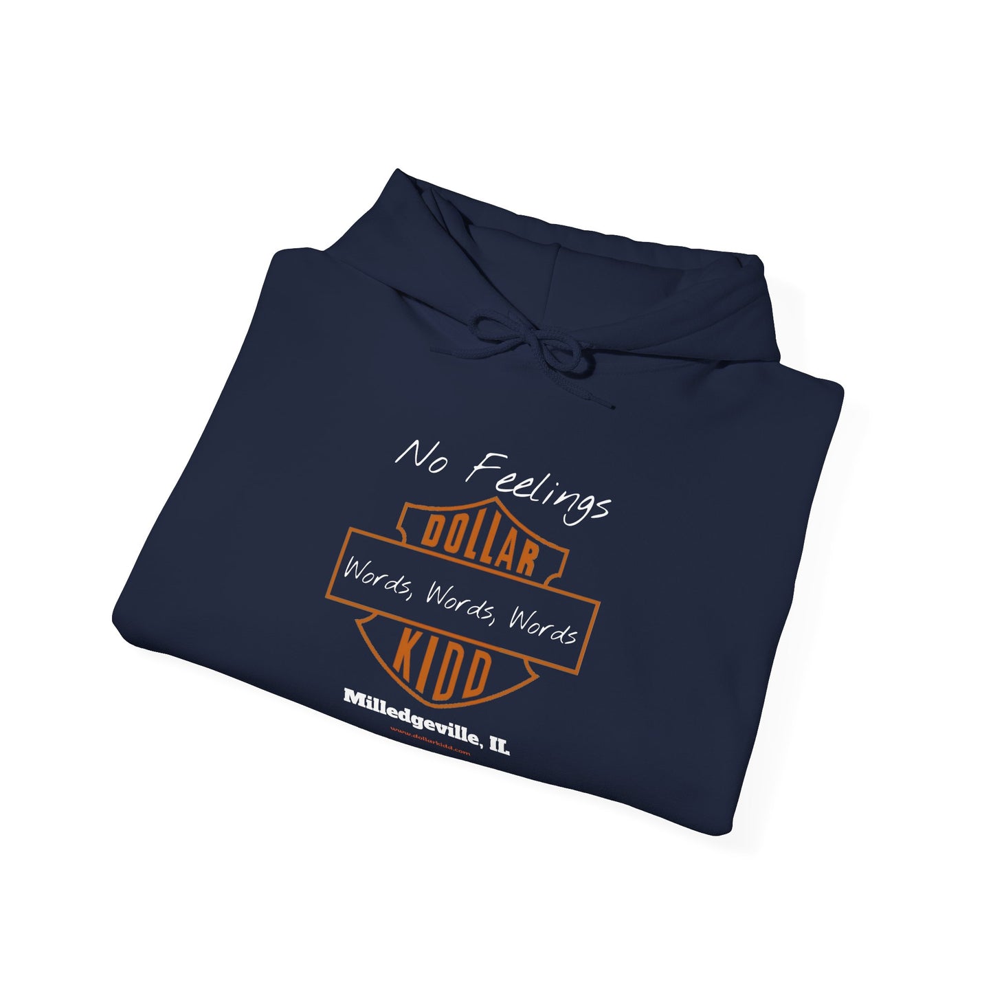 DK - SH - Words Words Words Front Only Unisex Heavy Blend™ Hooded Sweatshirt
