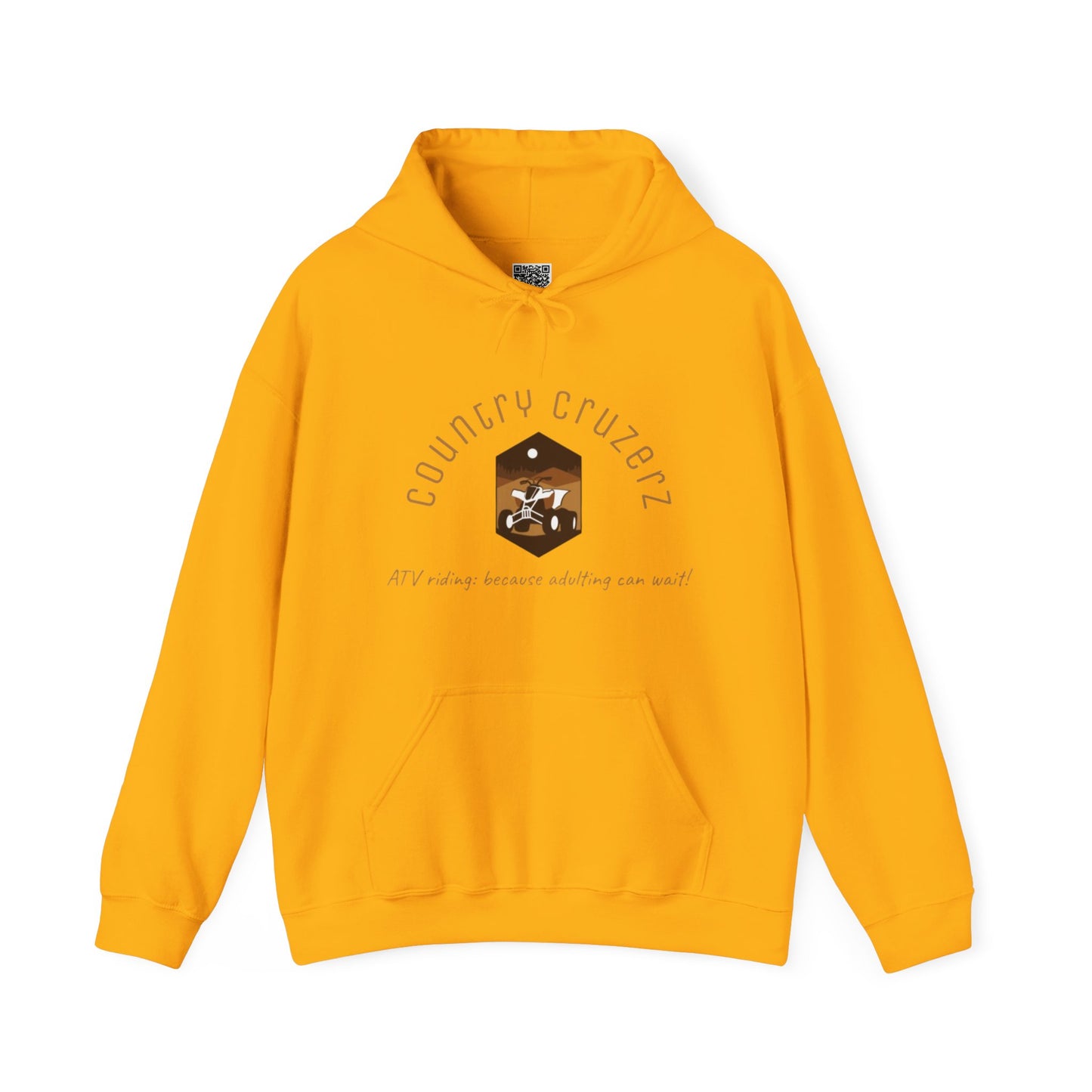 Country Cruzerz - adulting can wait! Unisex Heavy Blend™ Hooded Sweatshirt