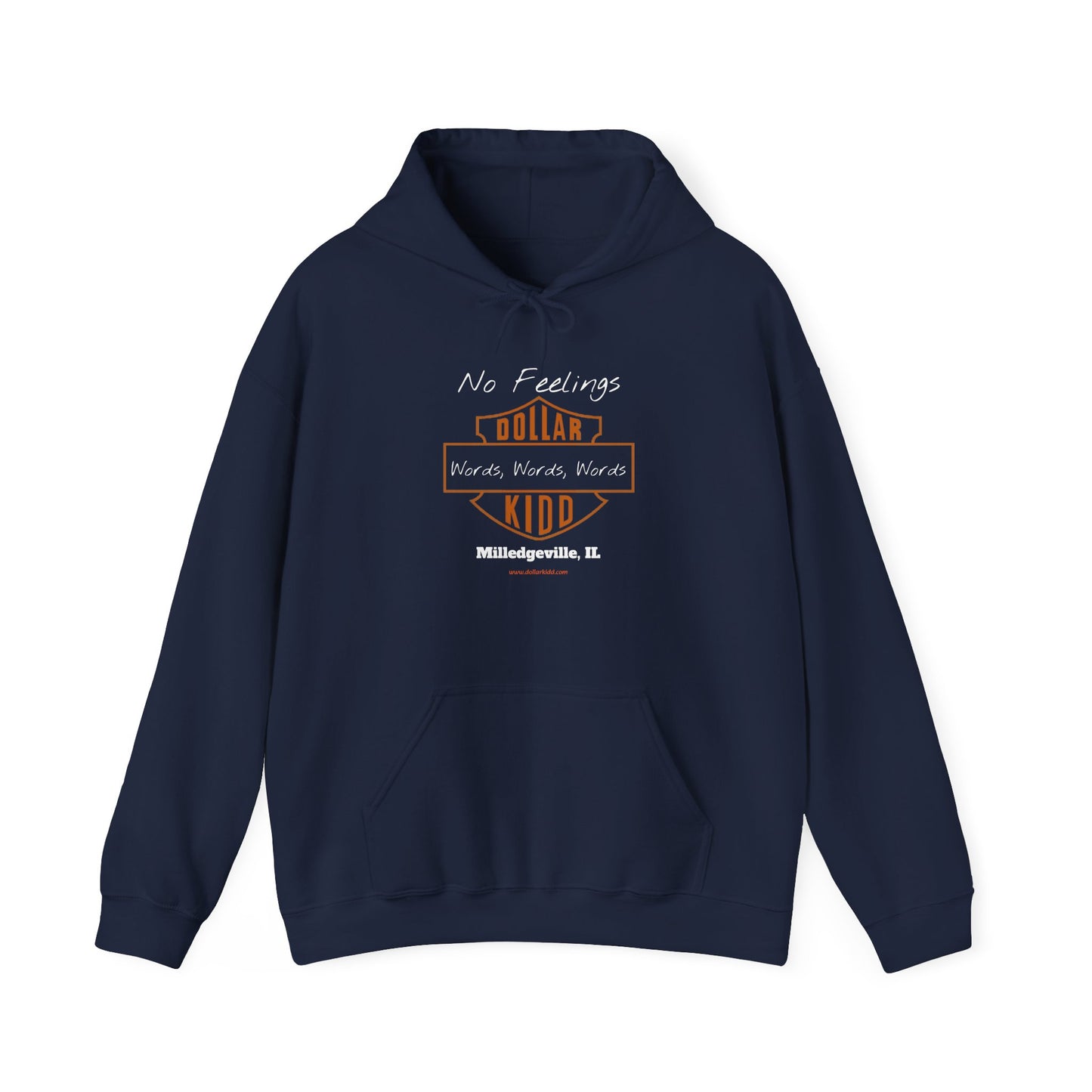 DK - SH - Words Words Words Front Only Unisex Heavy Blend™ Hooded Sweatshirt
