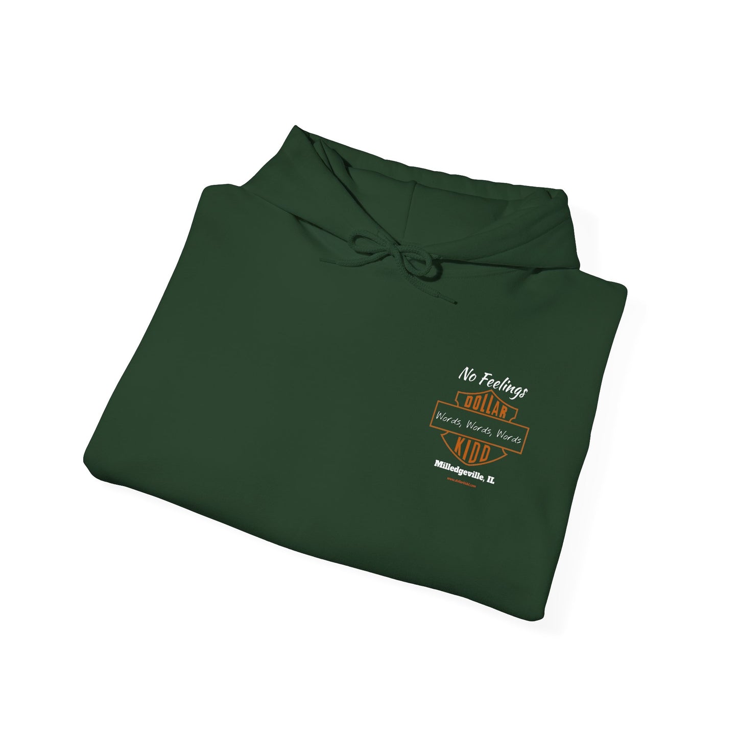 DK - SH - Words Words Words Front and Back Unisex Heavy Blend™ Hooded Sweatshirt