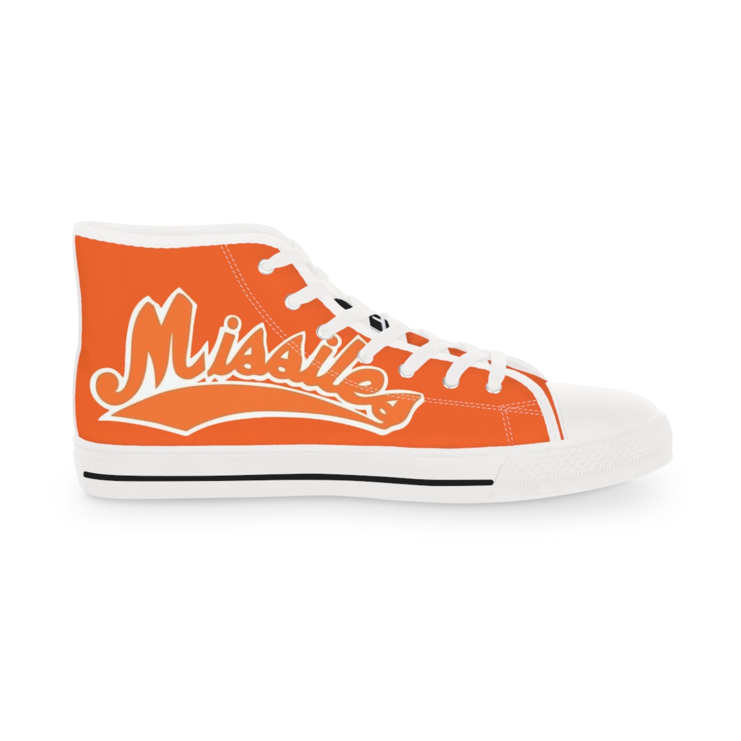 Missiles - Basektball Men's High Top Sneakers Orange