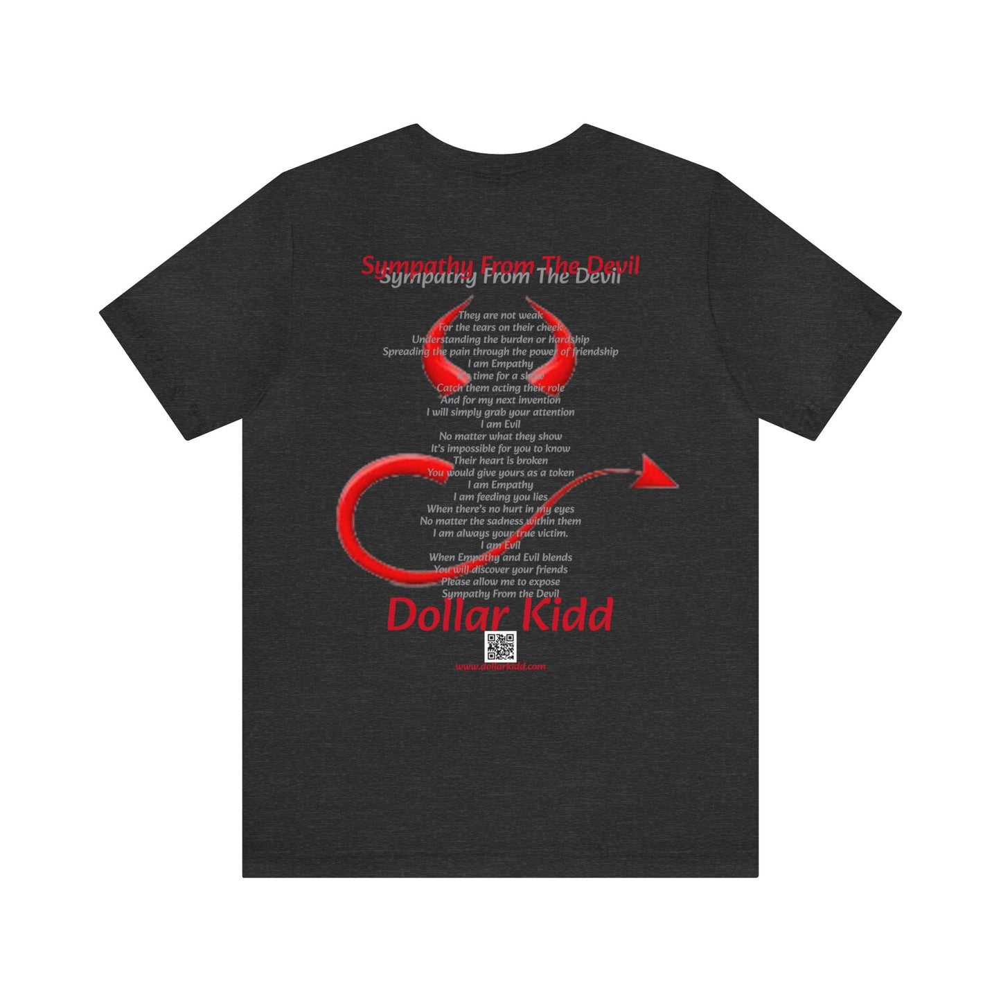 Dollar Kidd - Sympathy From The Devil Unisex Jersey Short Sleeve Tee