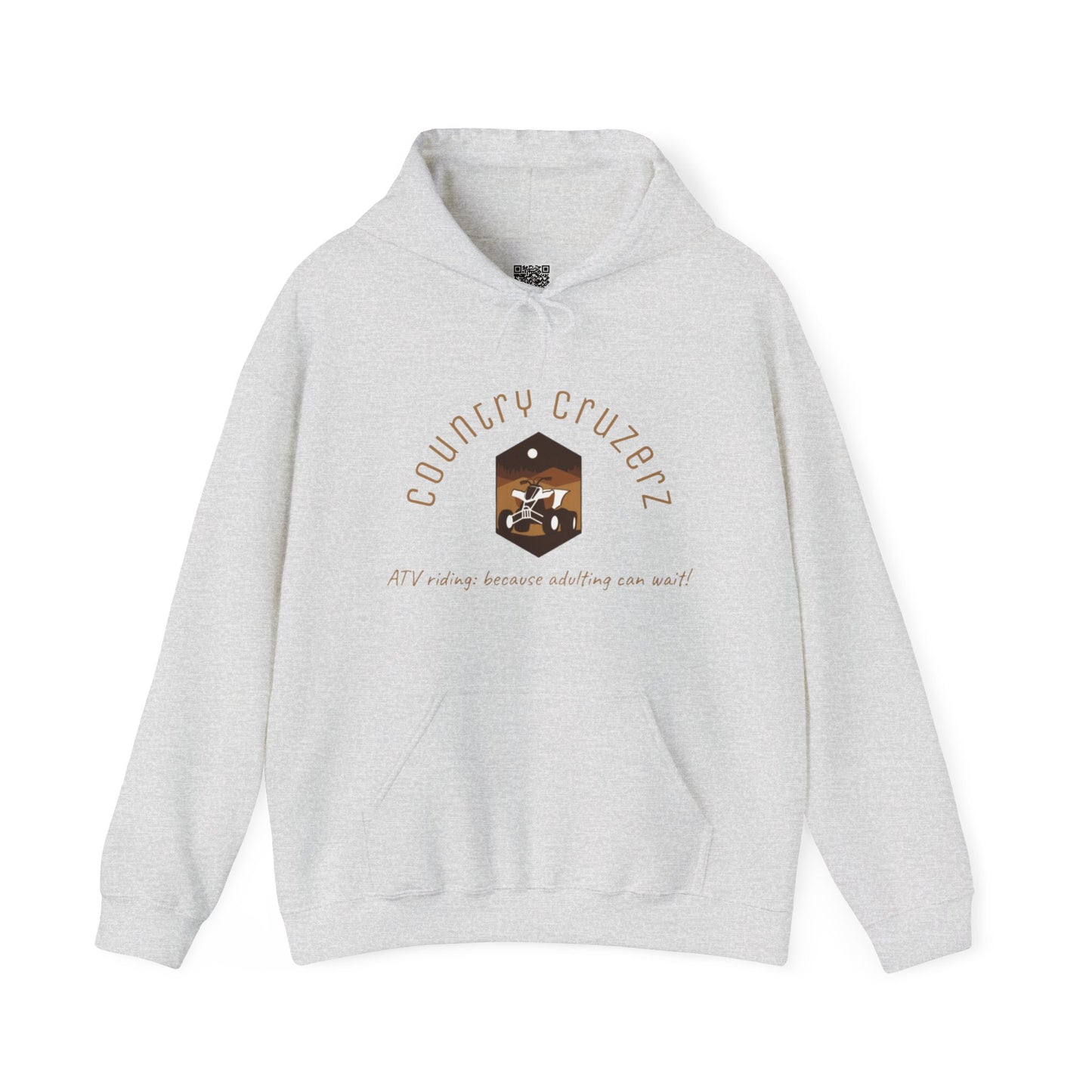 Country Cruzerz - adulting can wait! Unisex Heavy Blend™ Hooded Sweatshirt